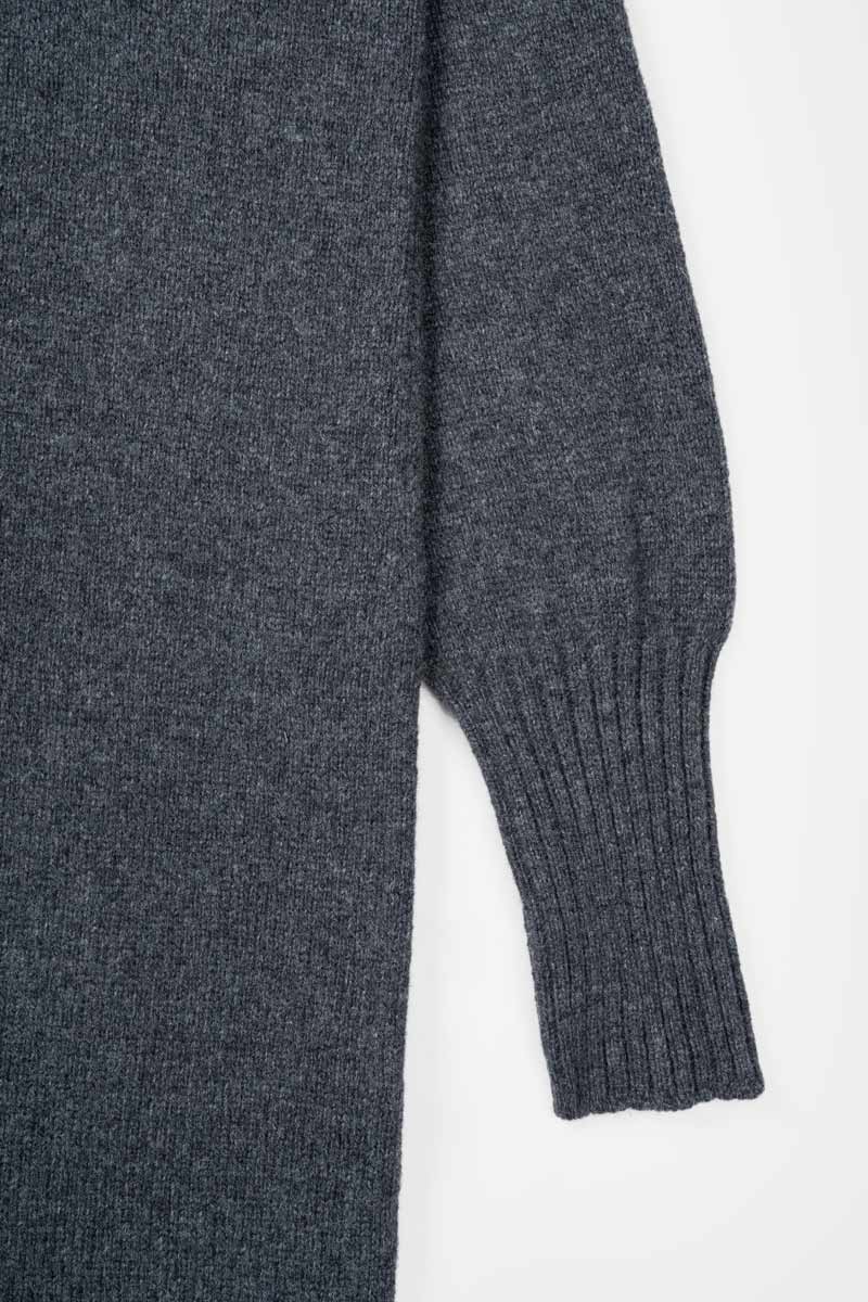 Recycled Wool Dress Selvaggia Grey