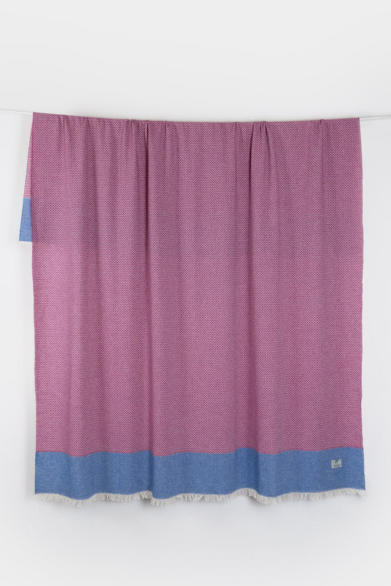 Linge de Plage en coton recyclé Alba Rose