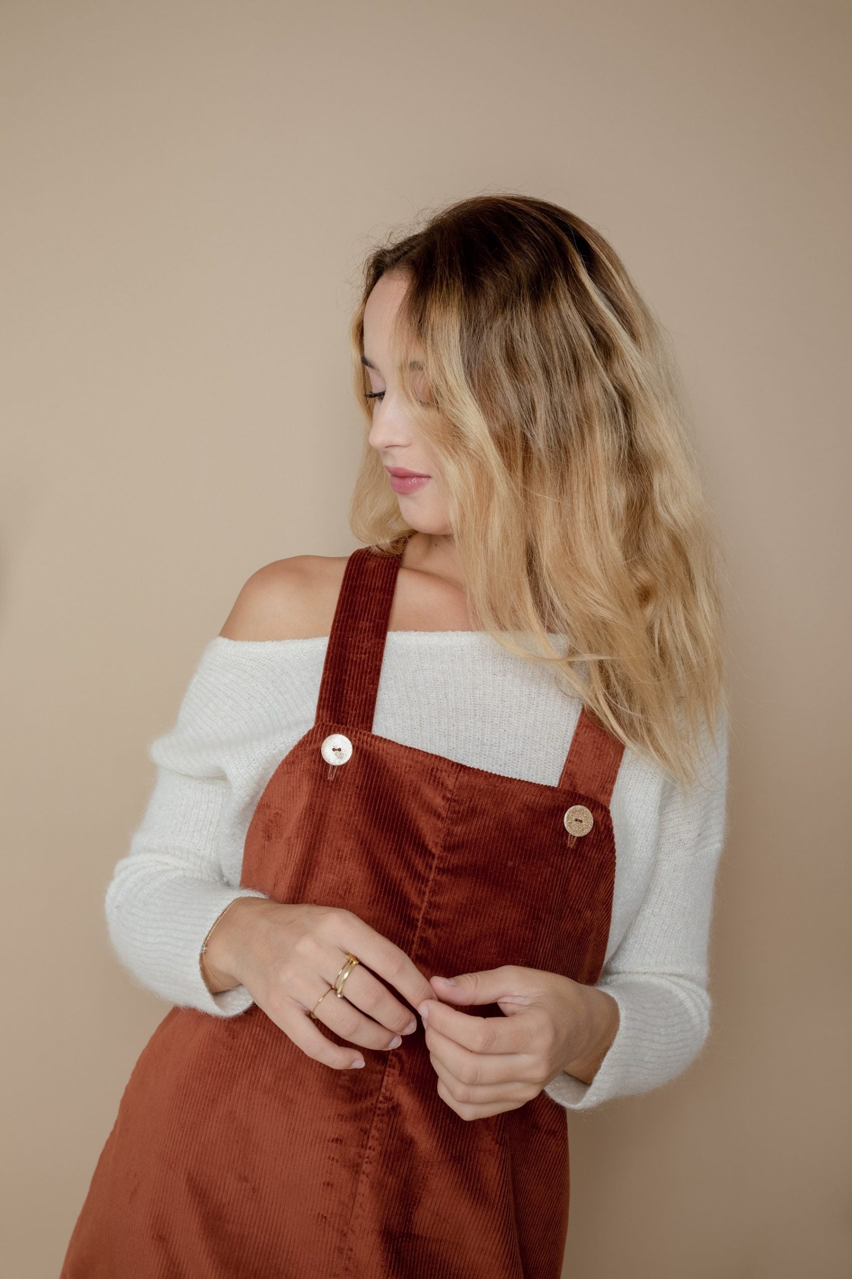 Robe velours Scarlett Sienne