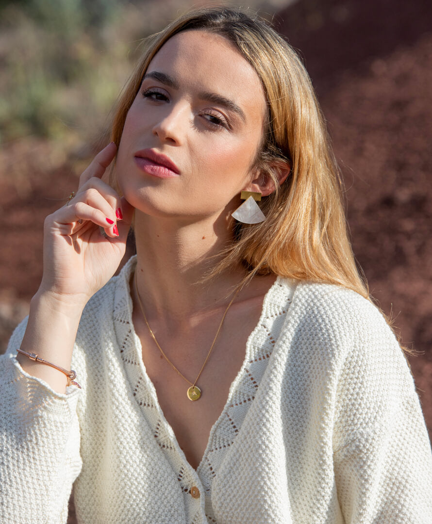 Gilet Écru Femme en Coton Bio Mélio