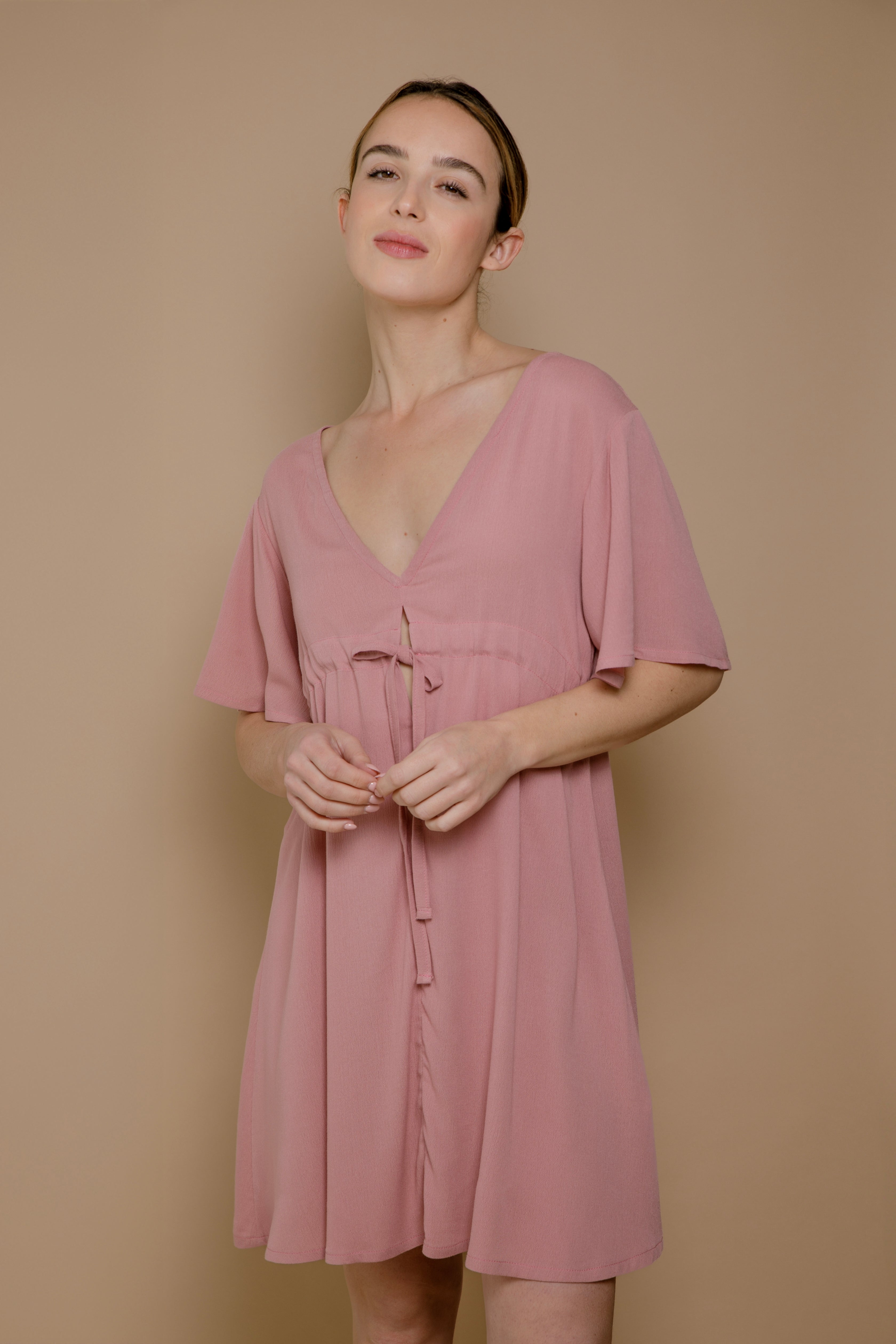 Light Skater dress Jungle Pink