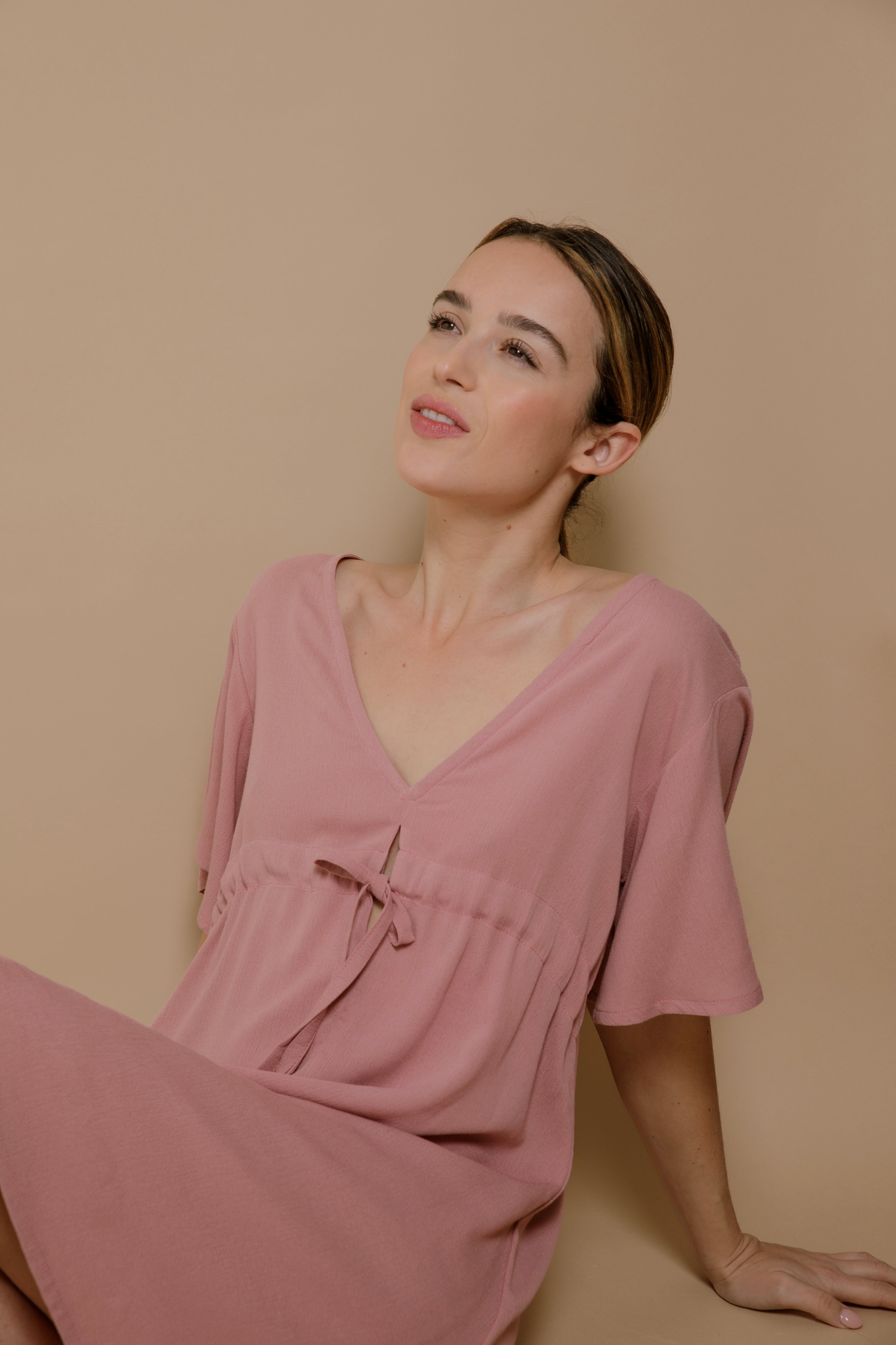 Light Skater dress Jungle Pink