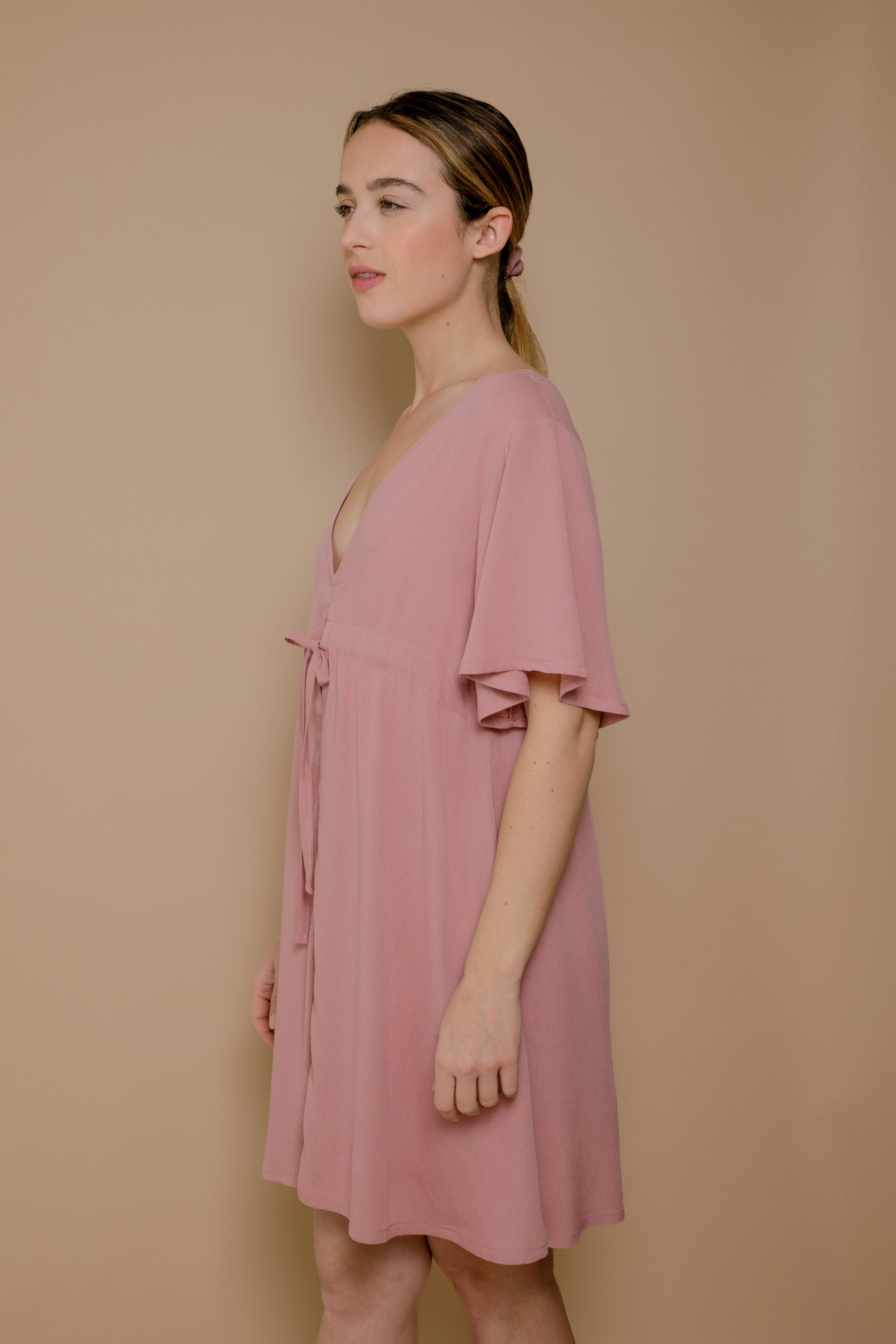 Light Skater dress Jungle Pink