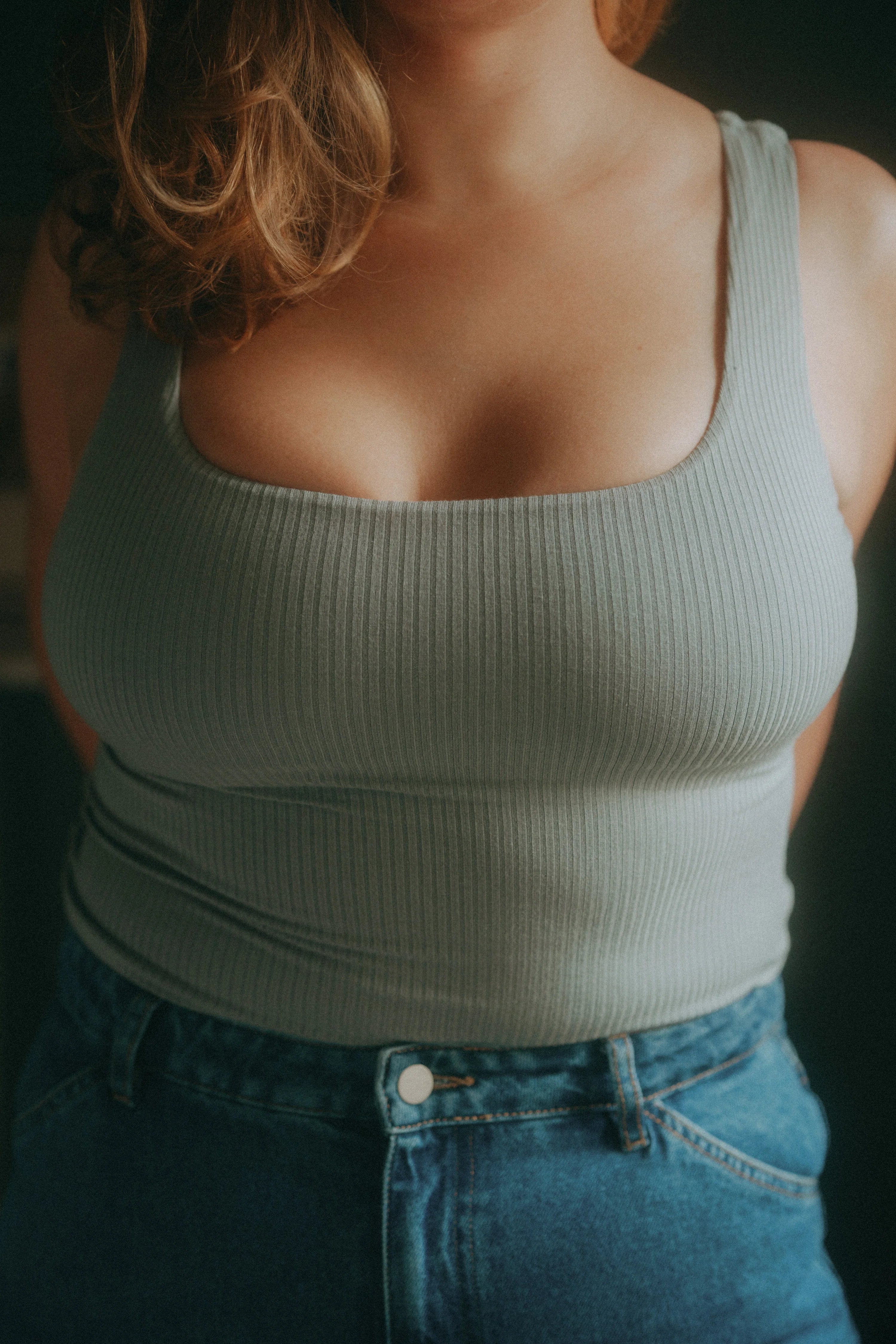 Top femme Aurea Bleu ciel
