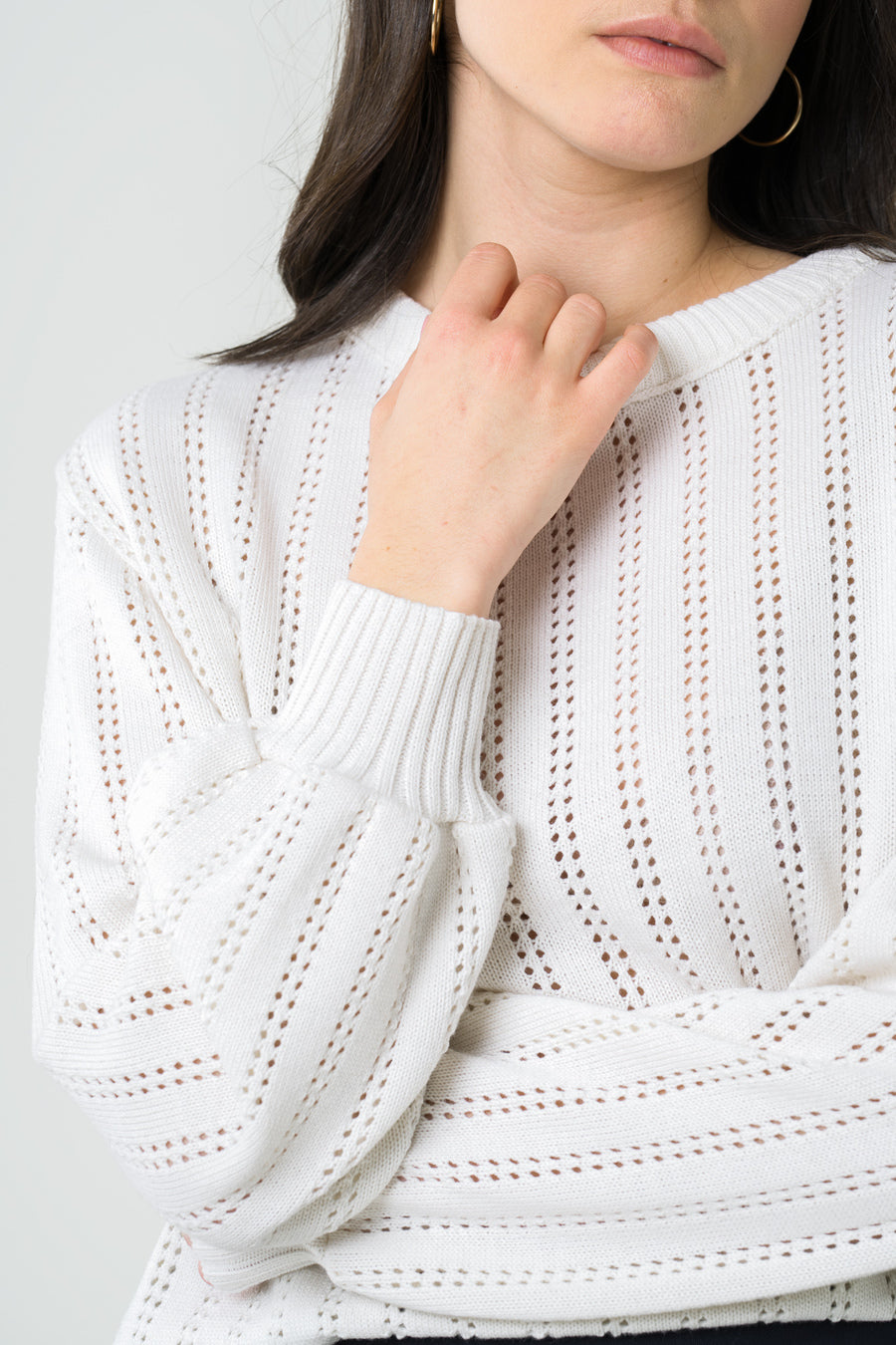 Merino wool sweater Lamier Ecru