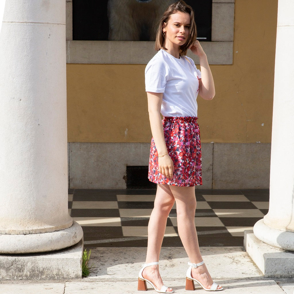 Jupe Courte Upcyclée Lana
