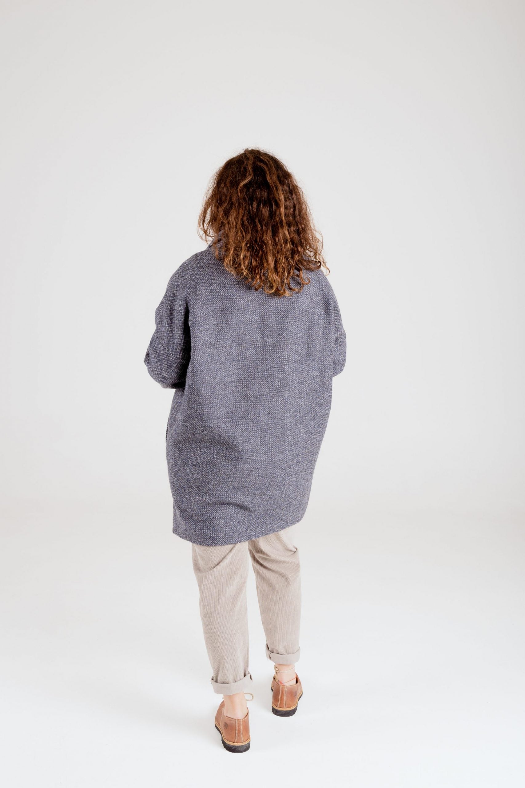 Manteau Oversized Belmonte Bleu