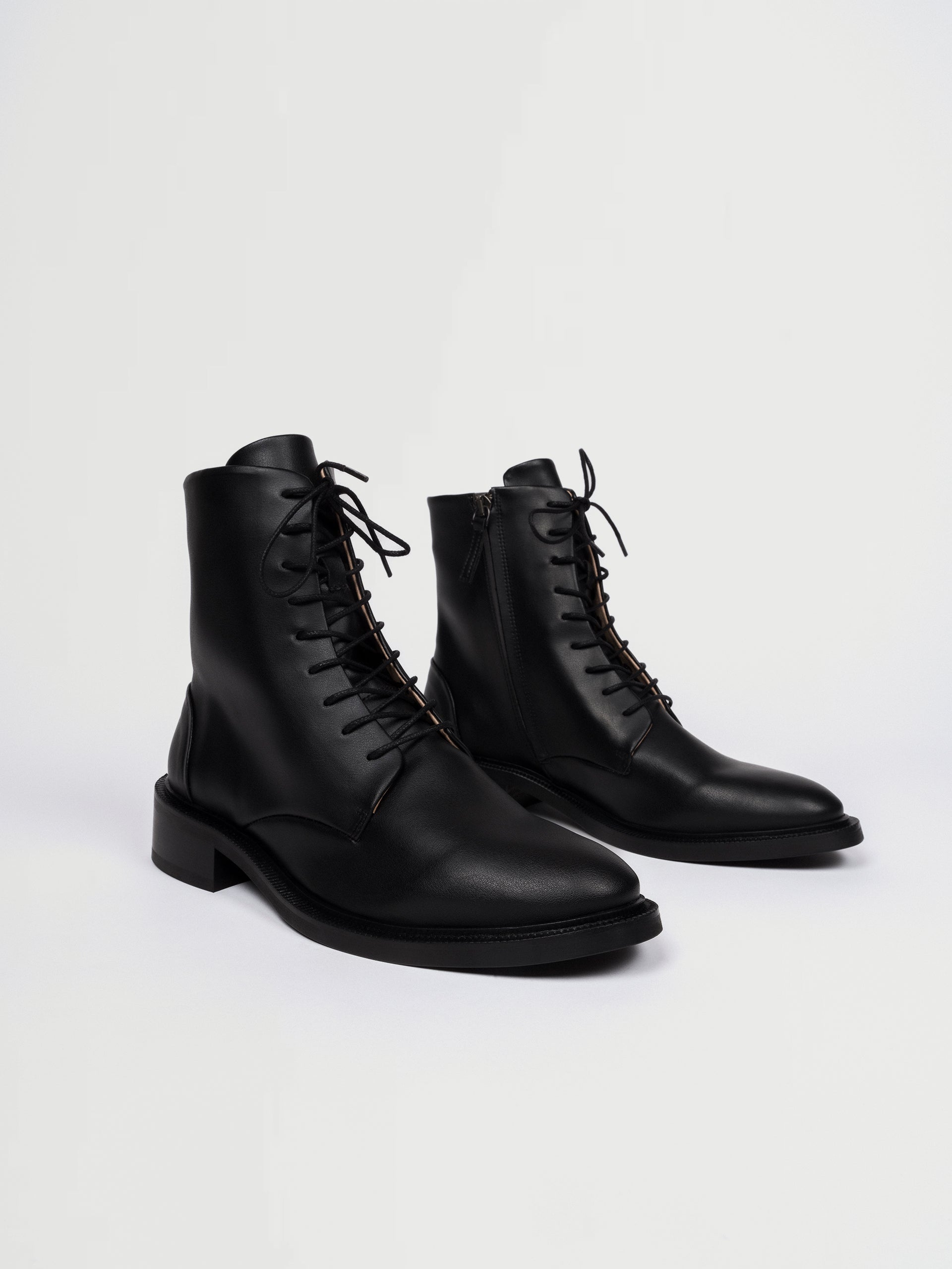 Bottines noires vegan