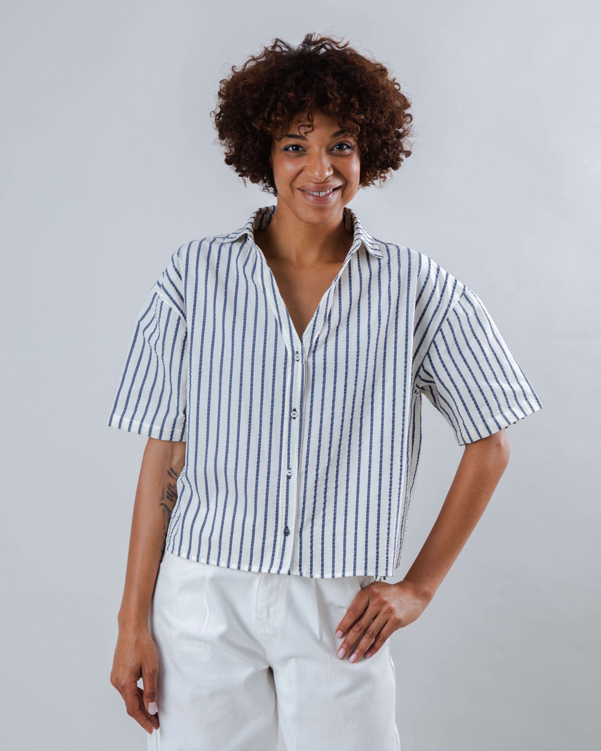 Oversized Bluse Sailor