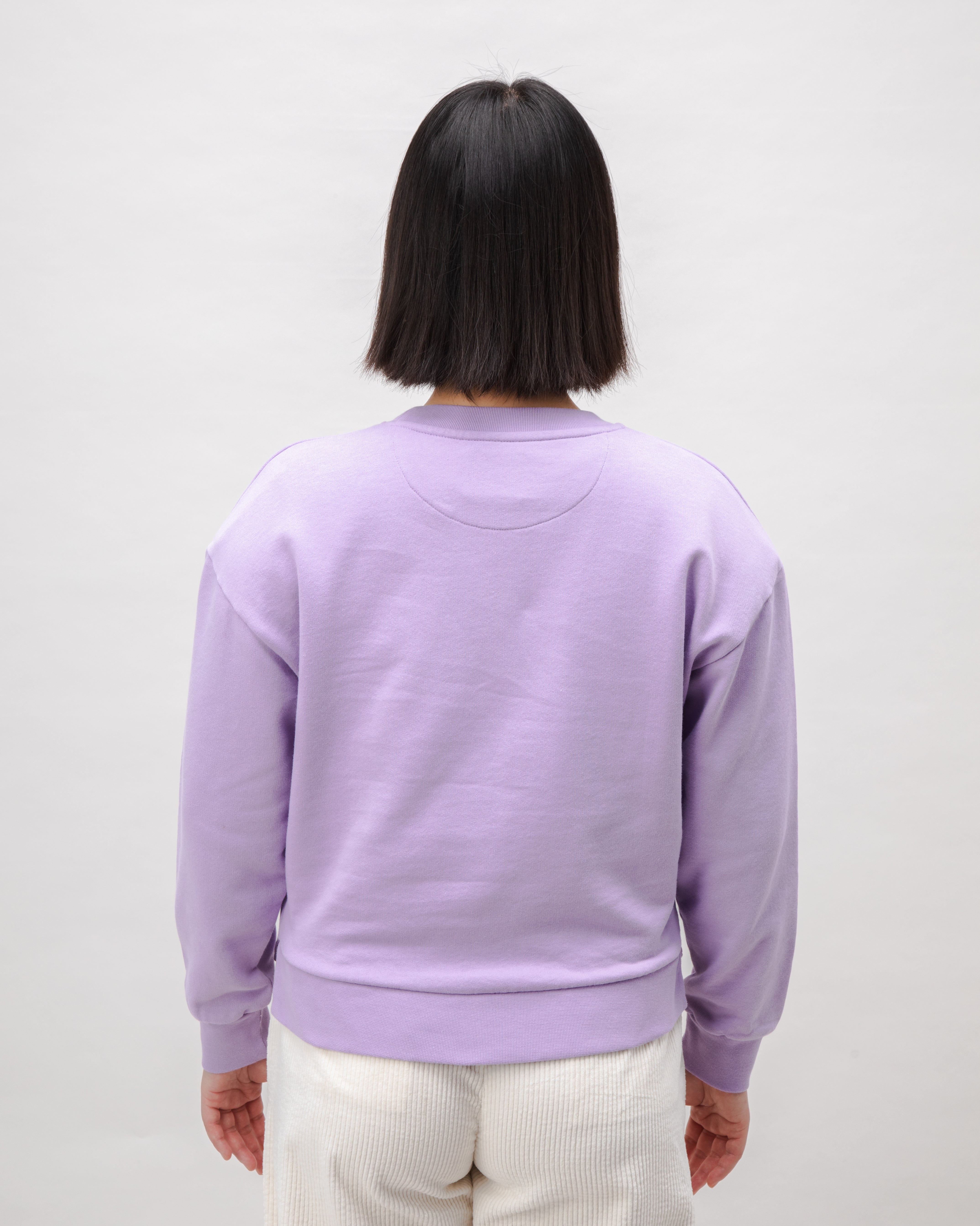 Damen Sweatshirt Peanuts Snow Lavander