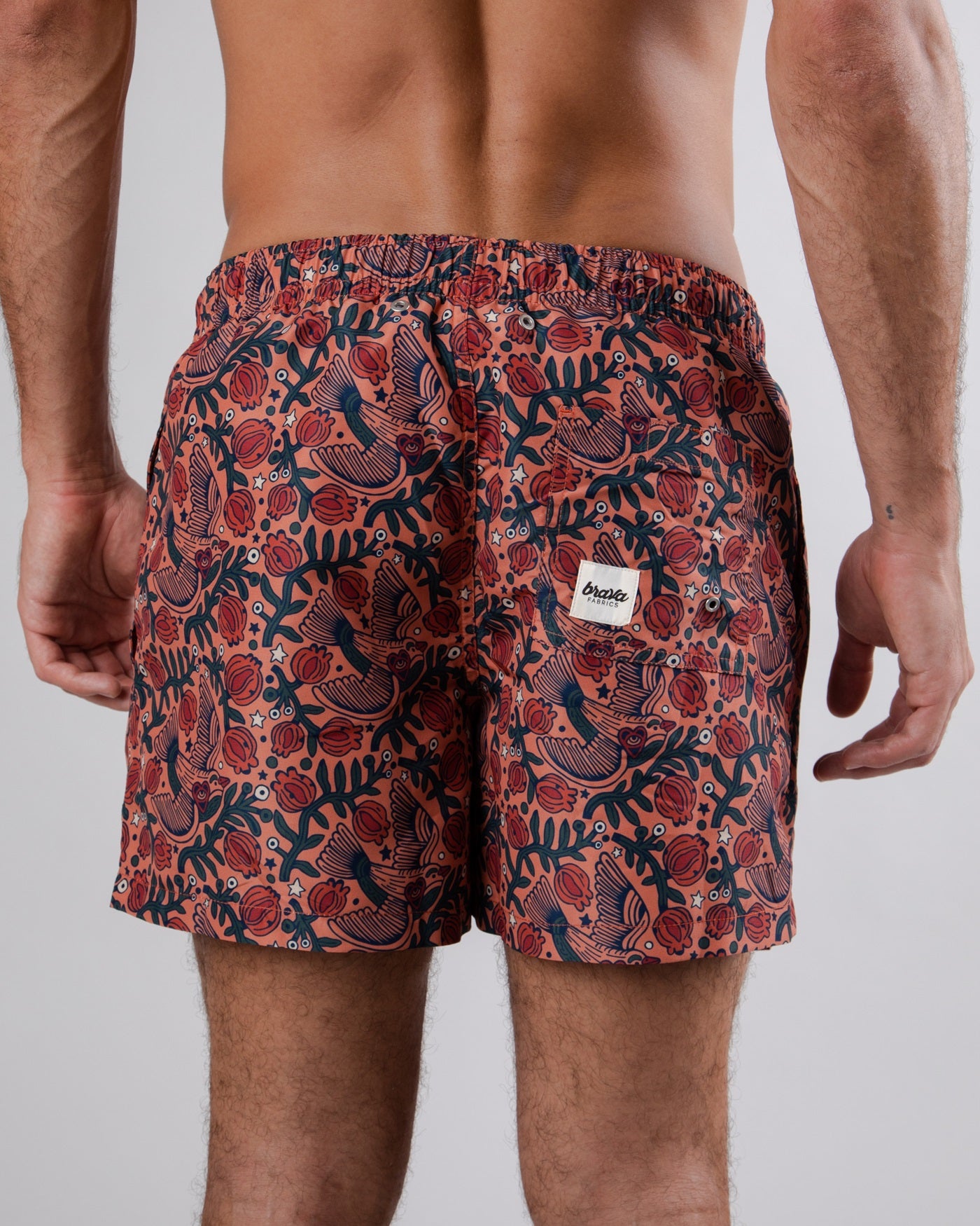 Short de bain recyclé Percales