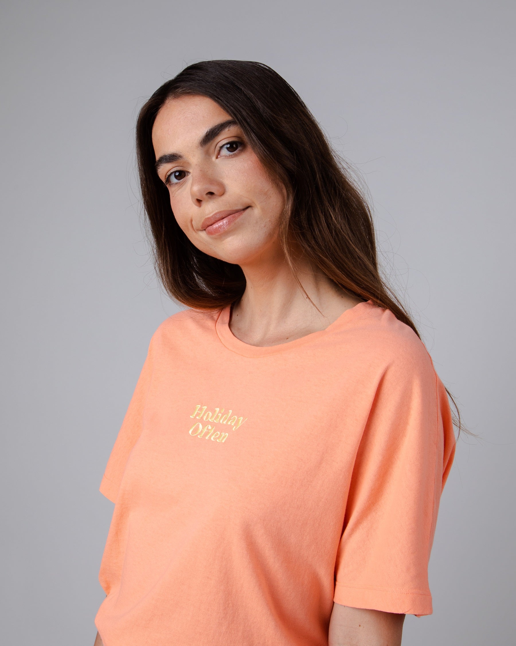 T-Shirt Femme oversize Holiday Orange