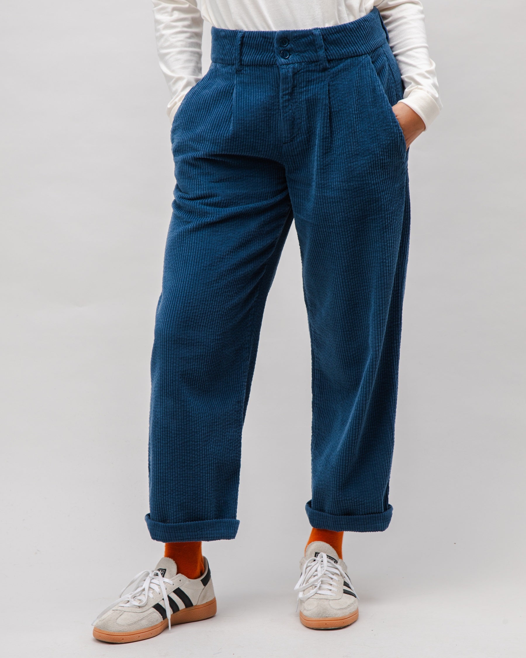 Indigo Damen-Cordhose