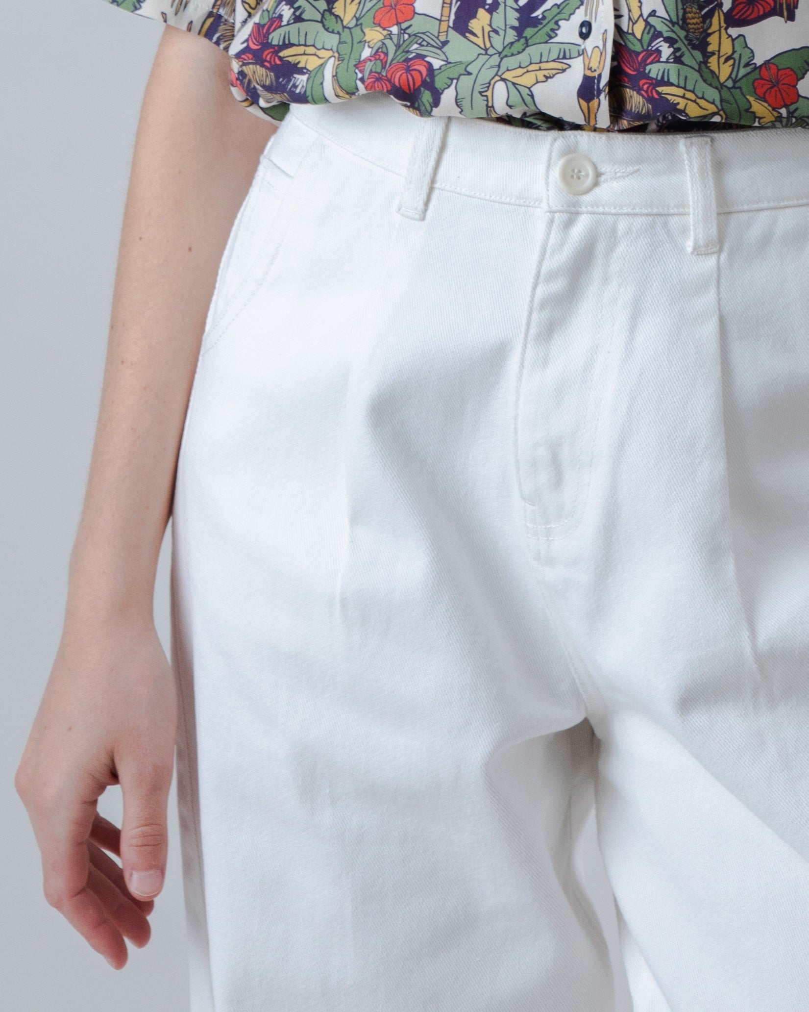 Ekru Ballonhose