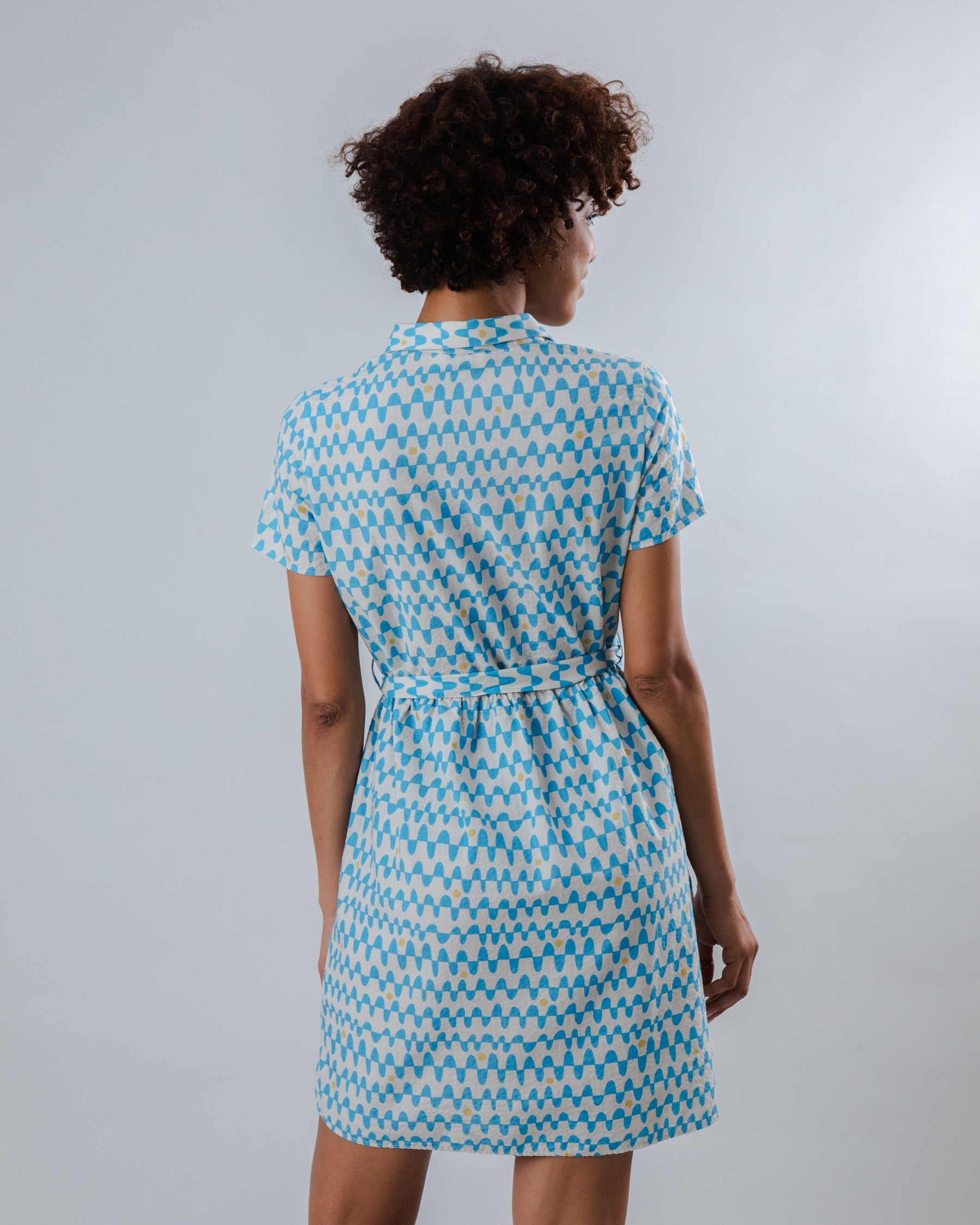 Kurzes Kleid Sunset Blue