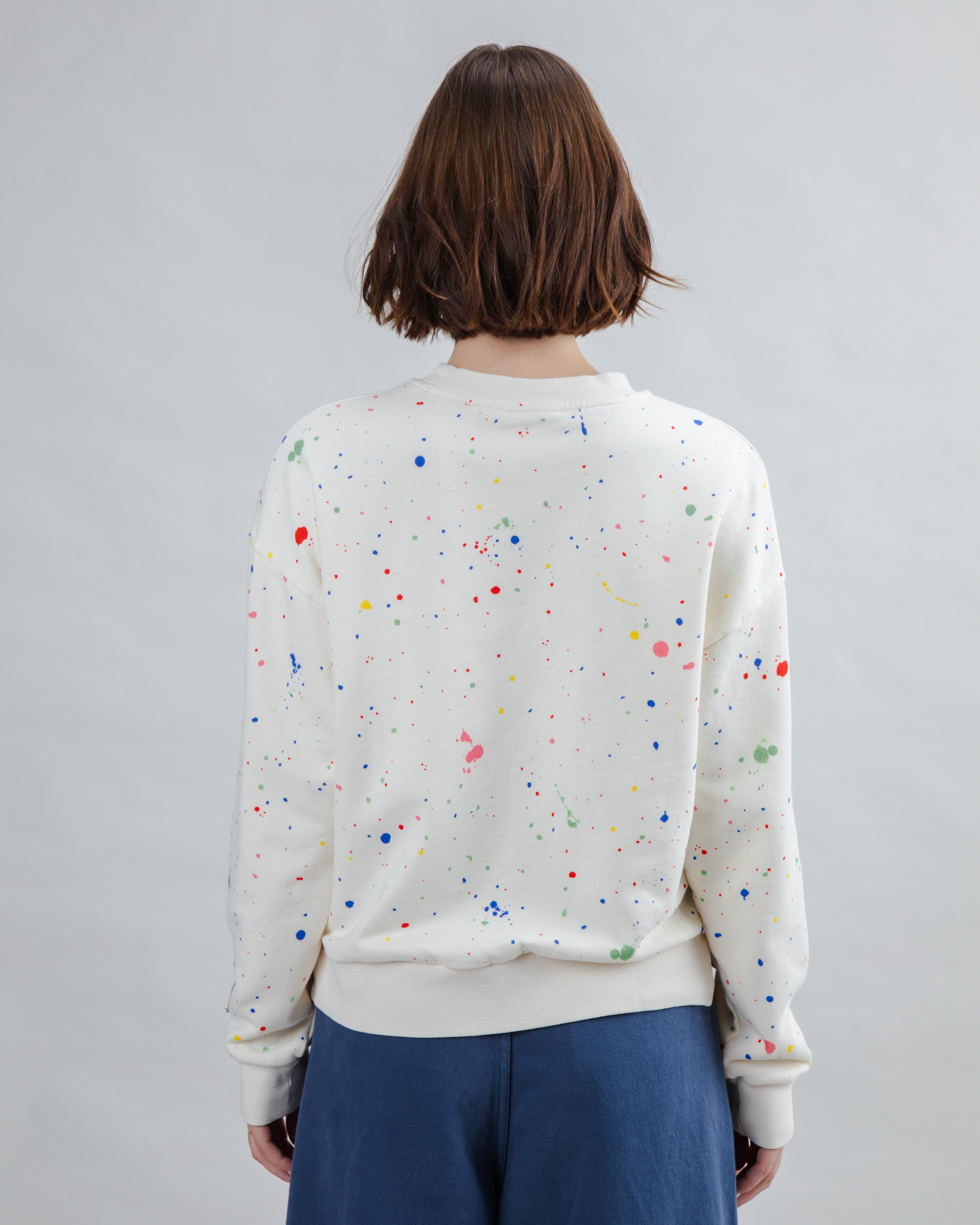Damen Sweatshirt Splash Paint