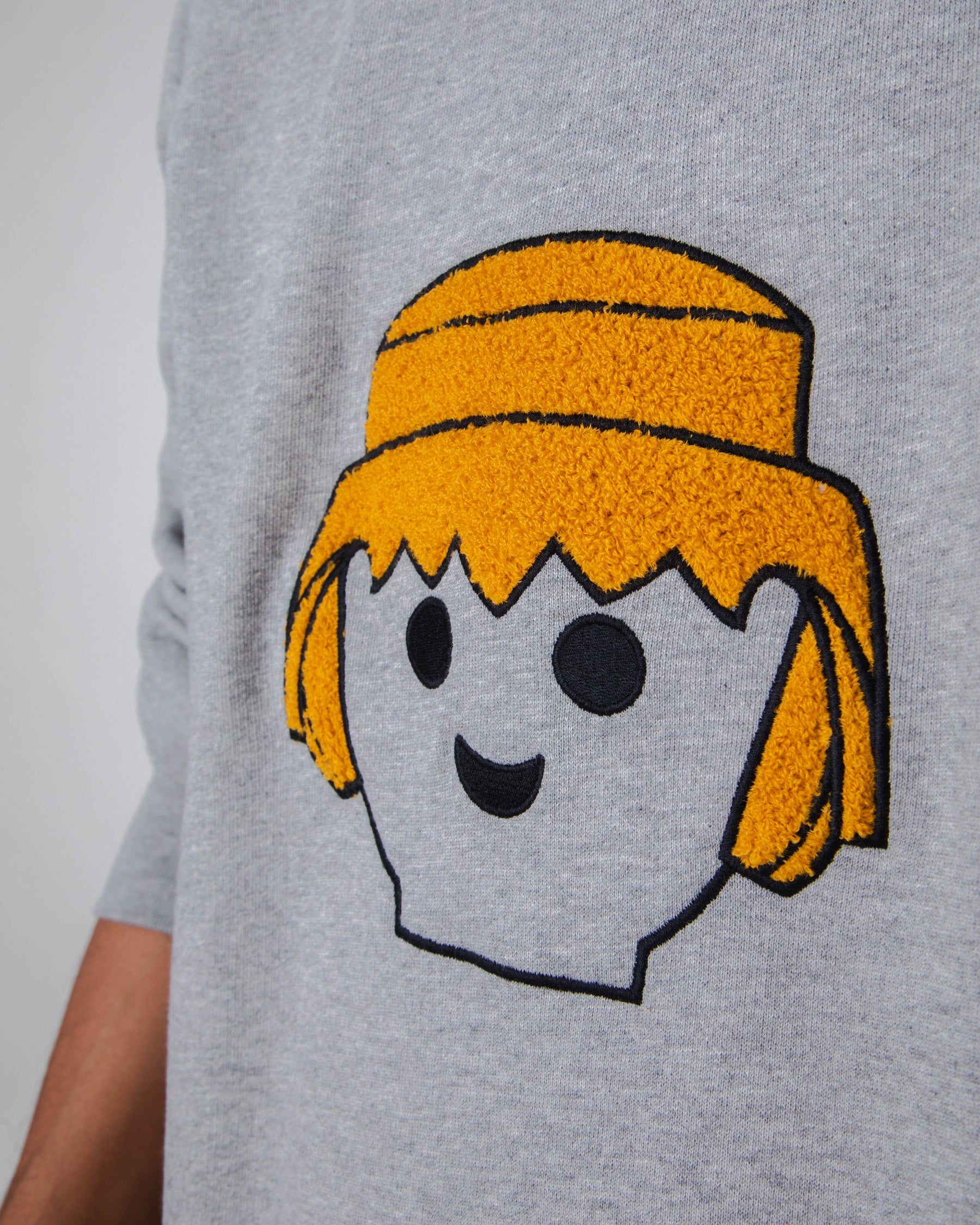 Sweatshirt gris Playmobil en coton bio