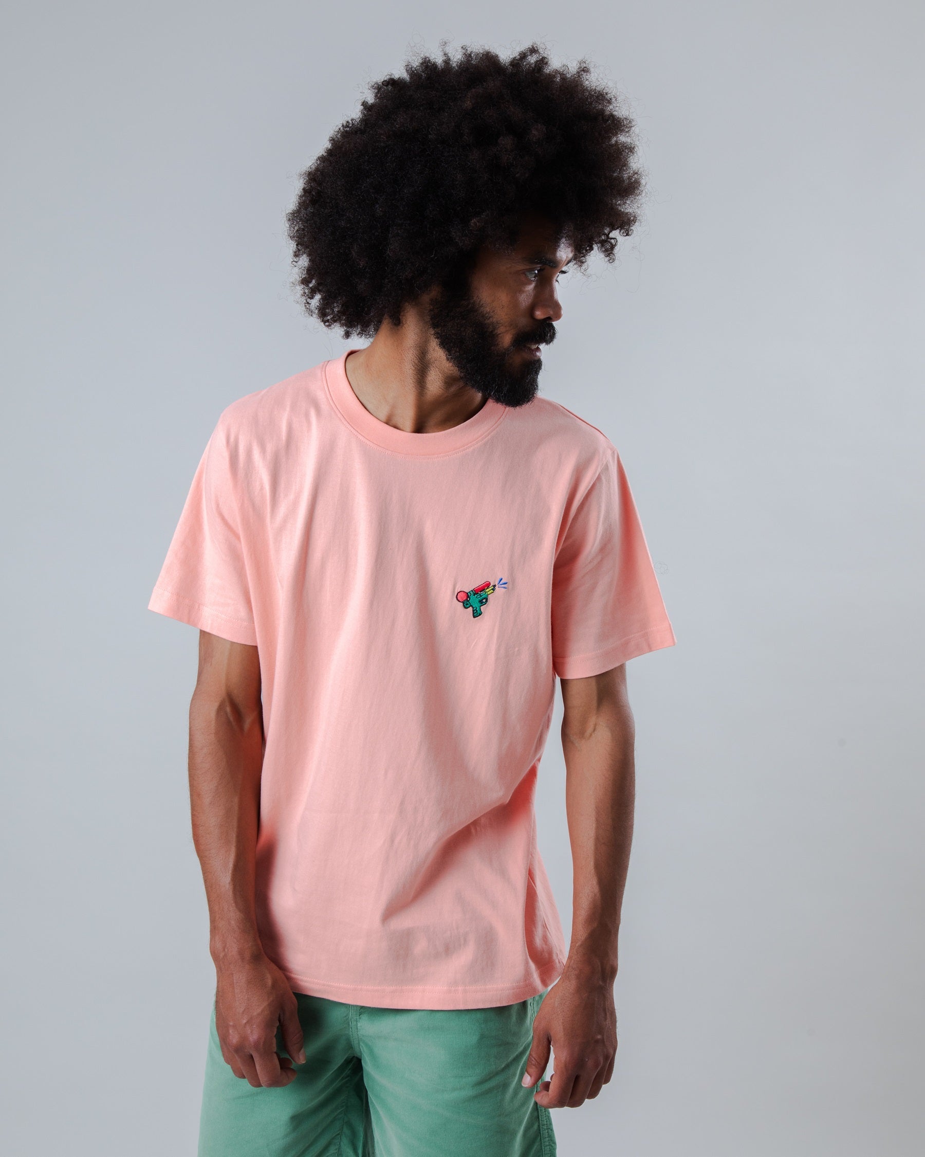 T-Shirt rose coton bio Water Gun