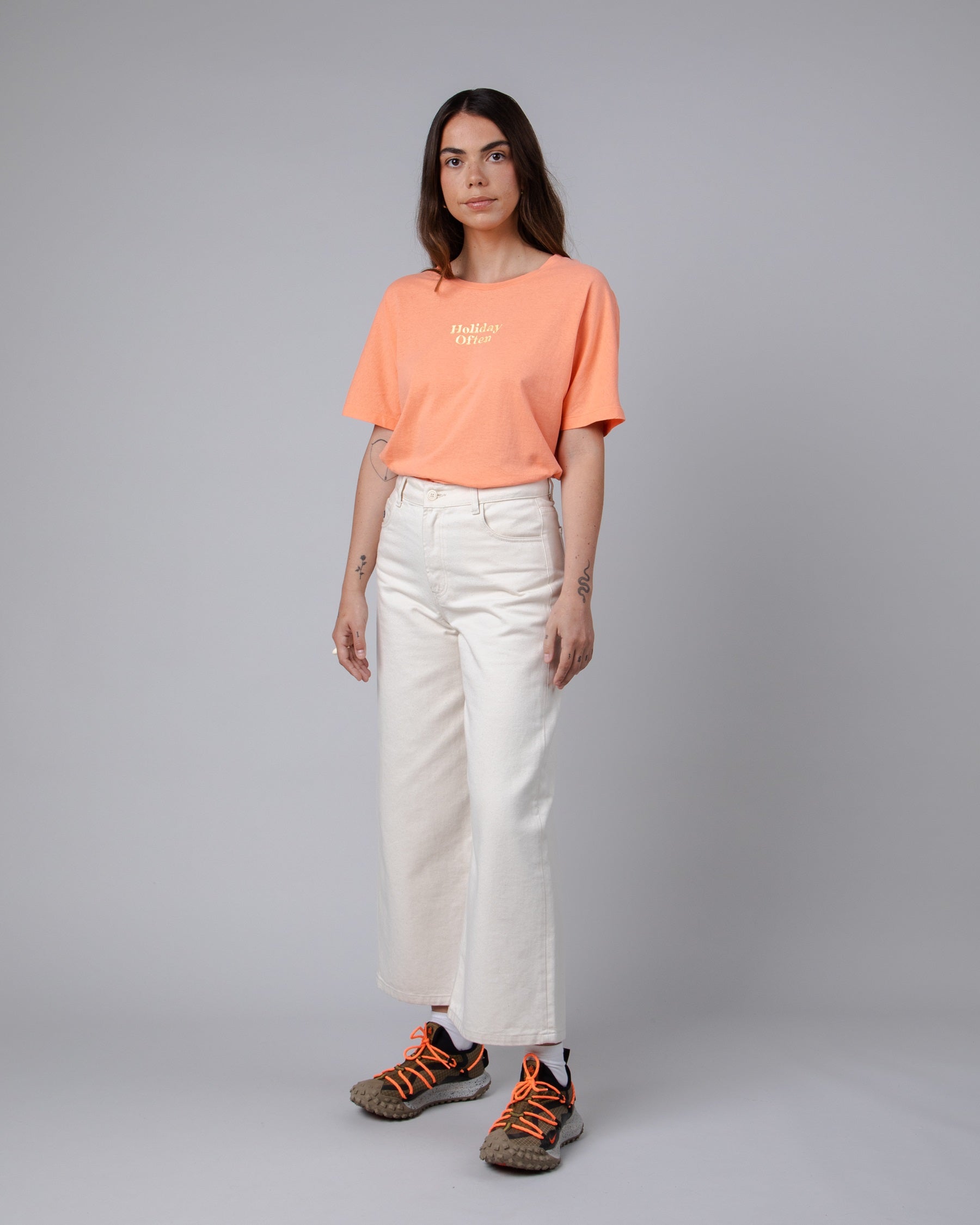 T-Shirt Femme oversize Holiday Orange