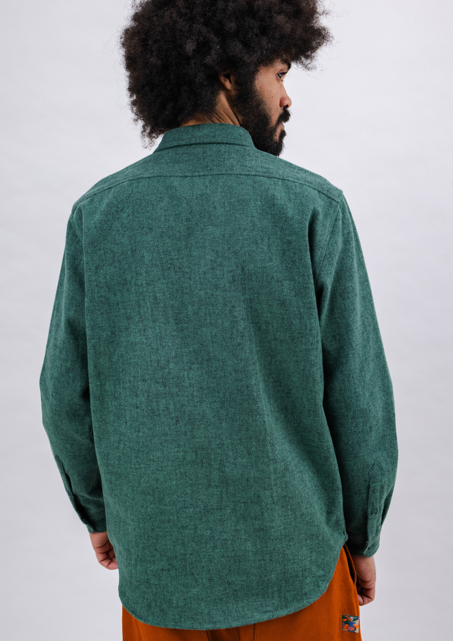 Chemise en flanelle Pizza verte