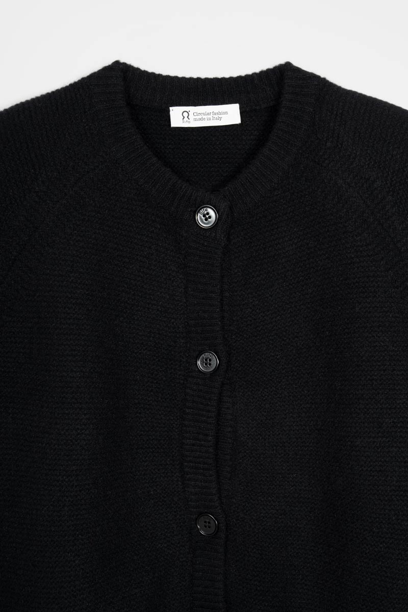 Mafalda Strickjacke Schwarz