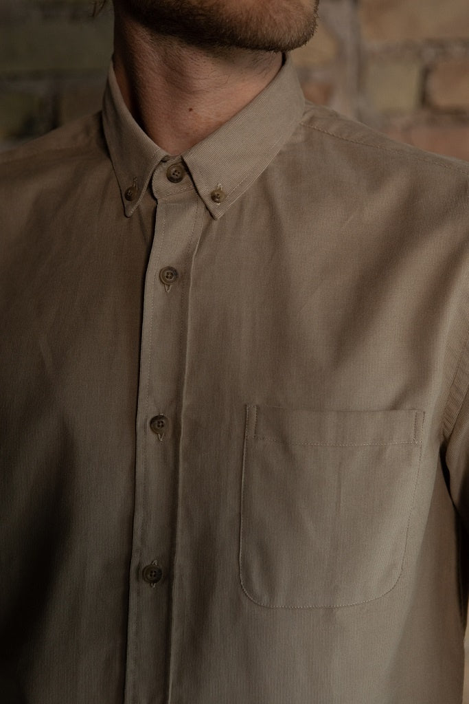 Chemise en coton bio Emile Beige