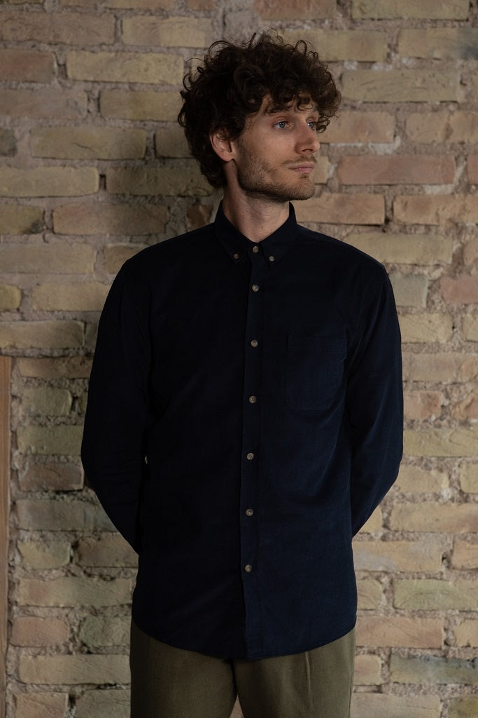 Chemise bleu marine Emile