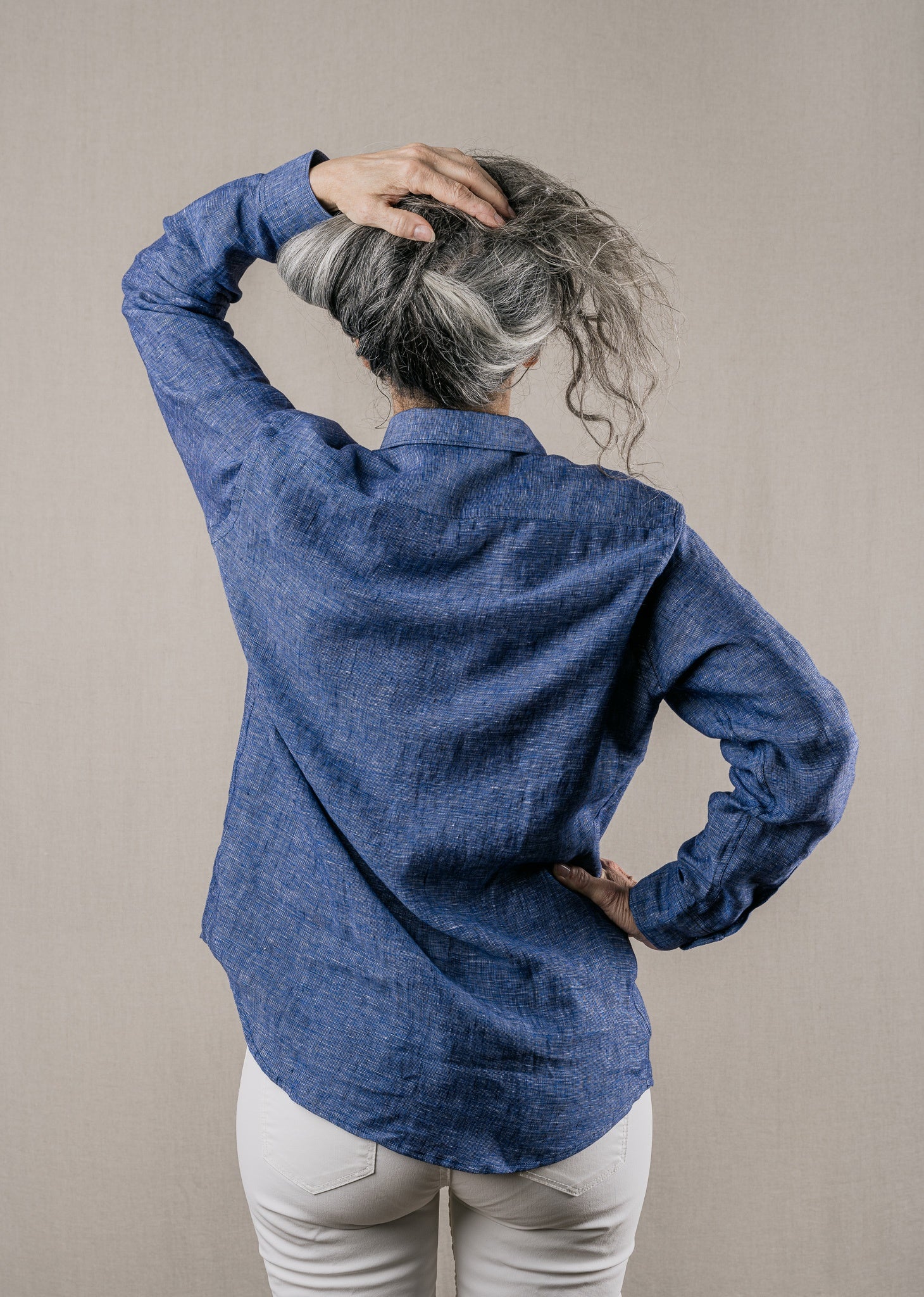 Chemise Essentielle chambray bleu