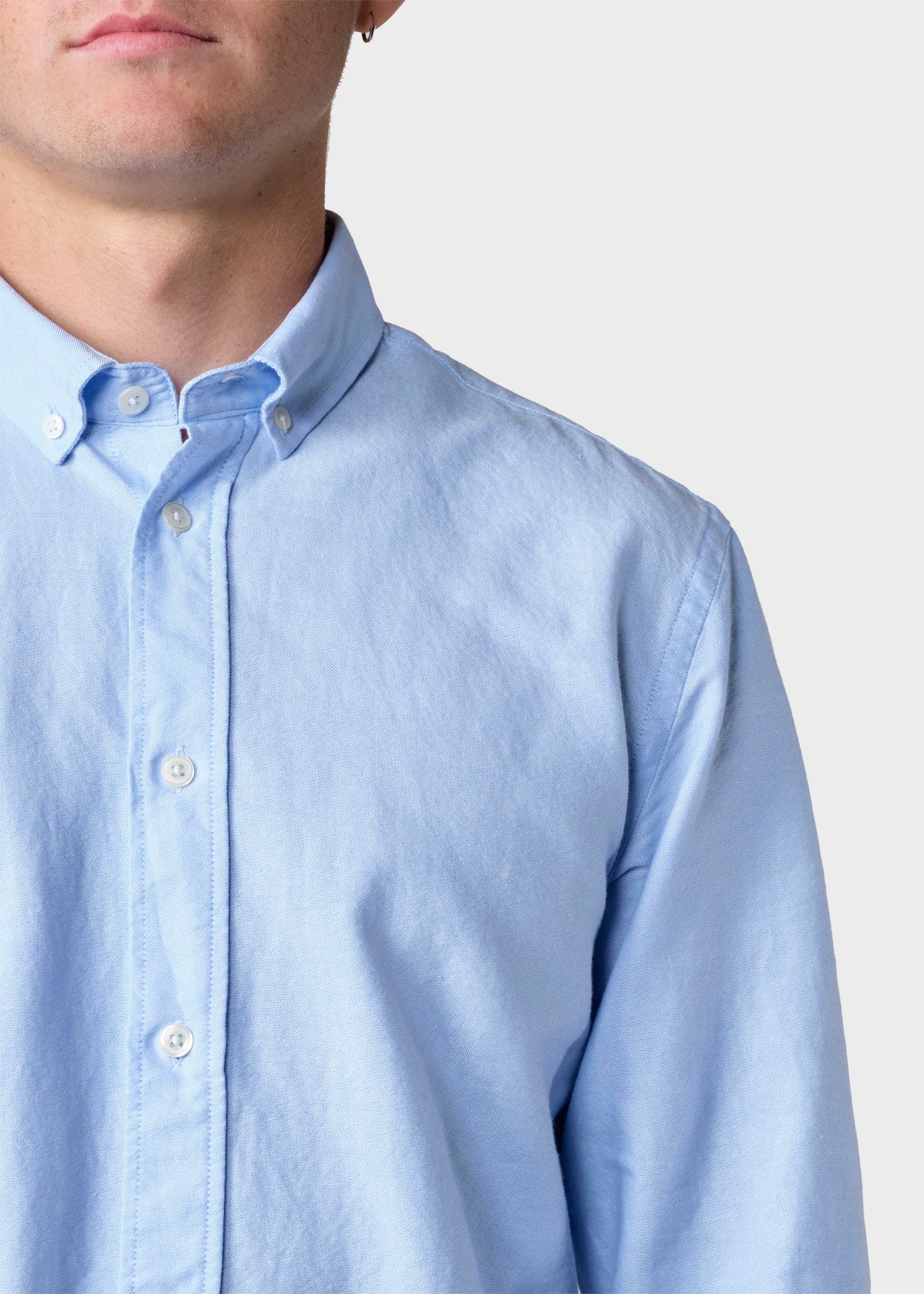 Chemise Bleu Ciel Pour Homme En Coton Bio