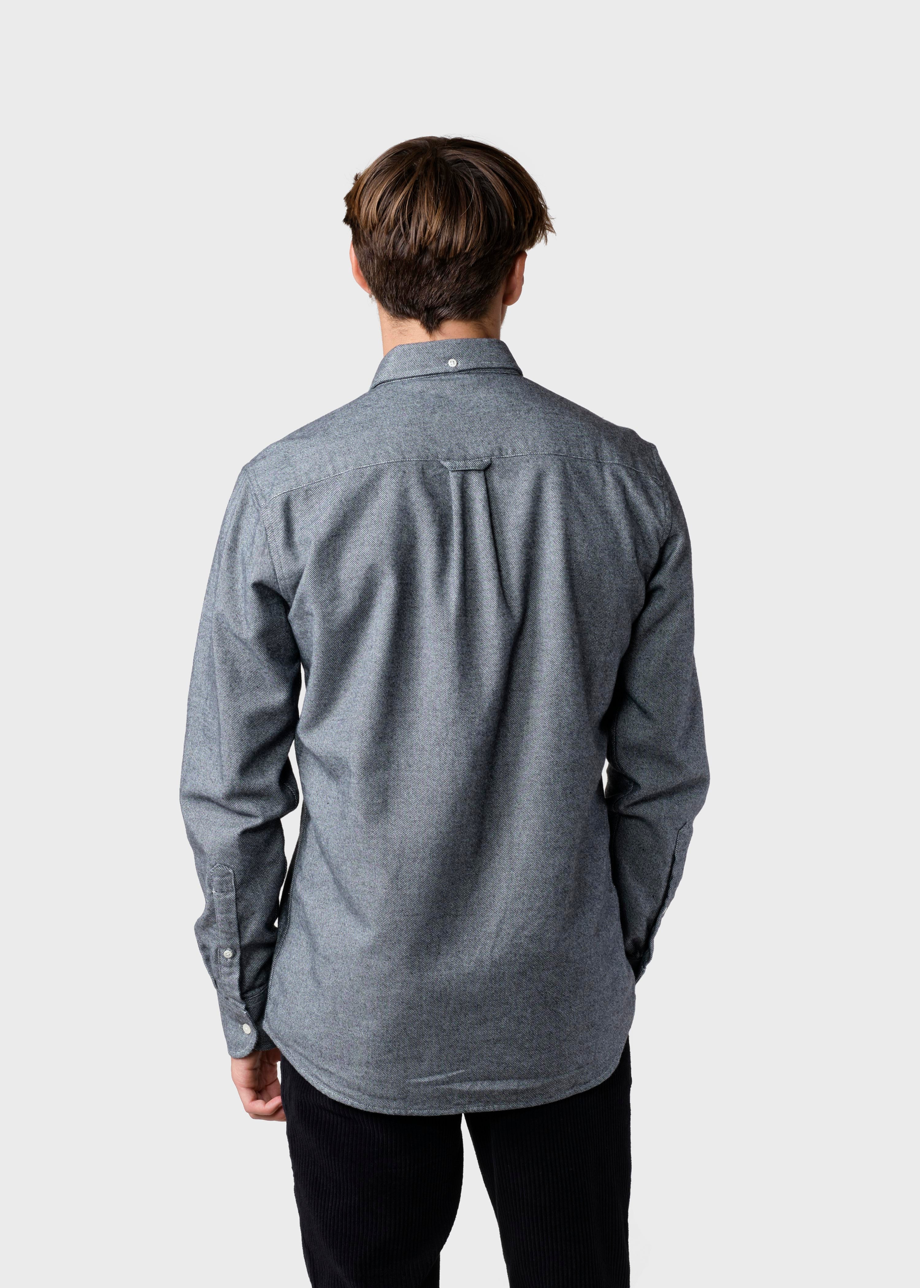 Organic Cotton Flannel Shirt Benjamin gray