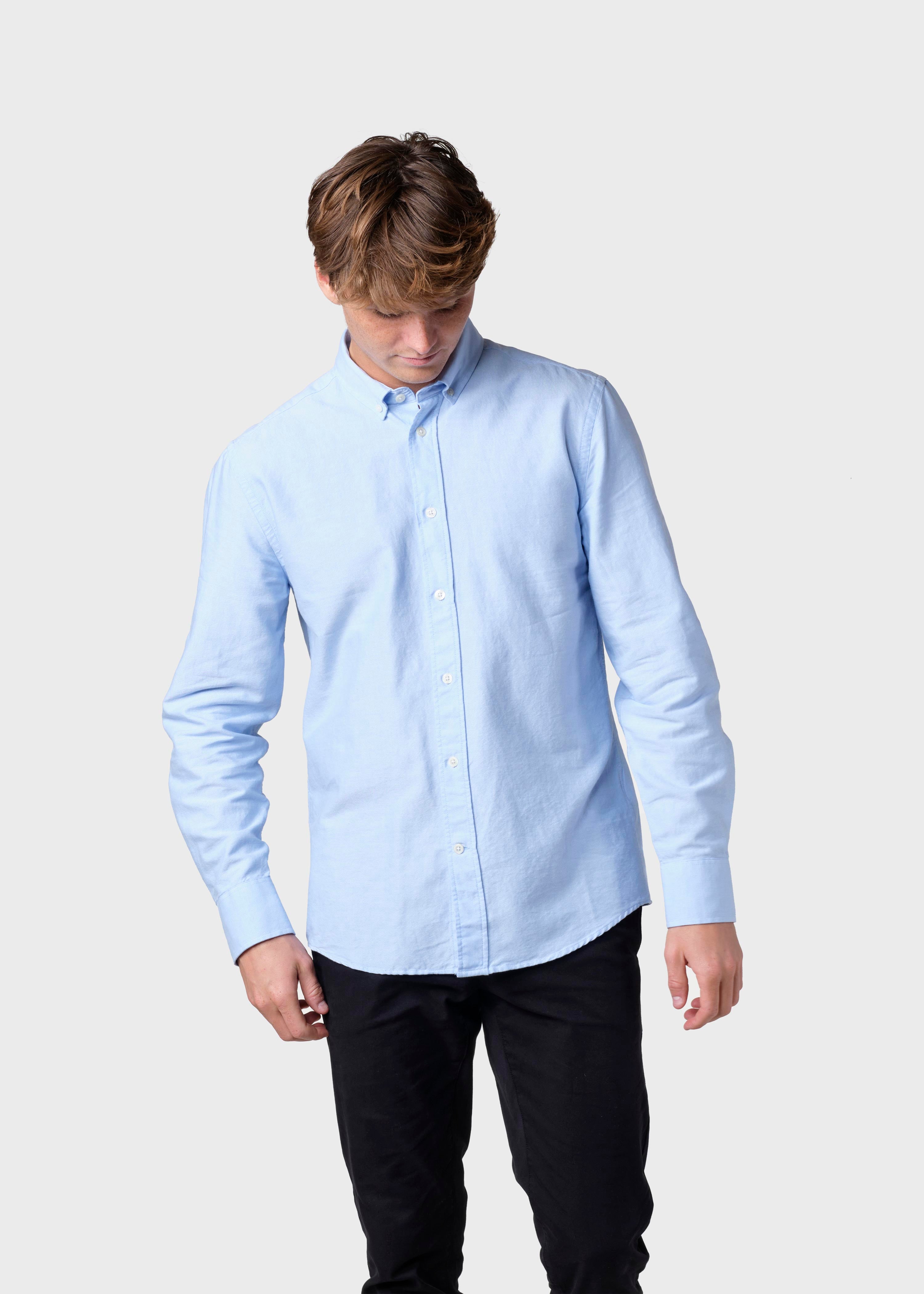 Organic cotton Shirt Oxford Light Blue