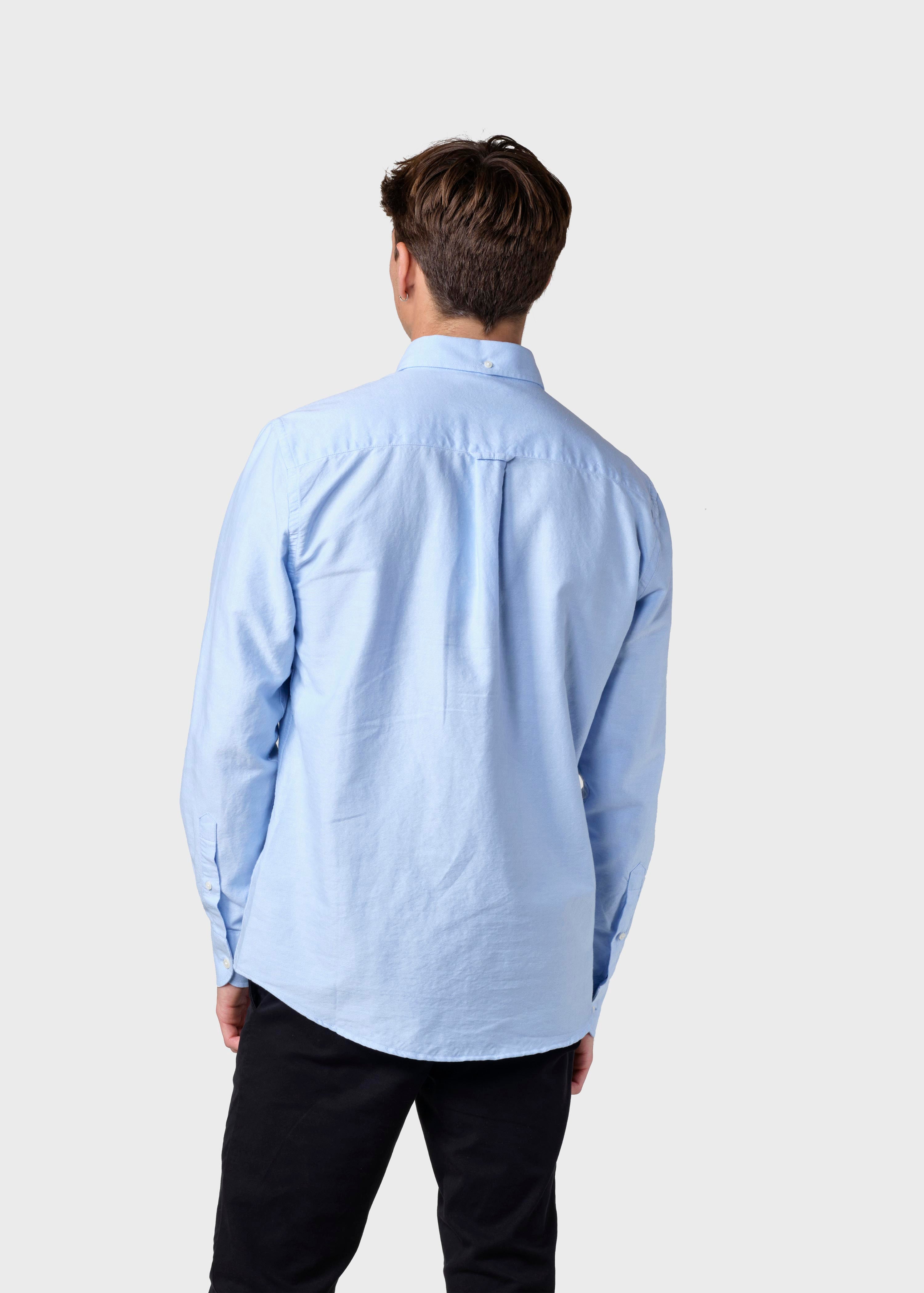 Chemise Bleu Ciel Pour Homme En Coton Bio