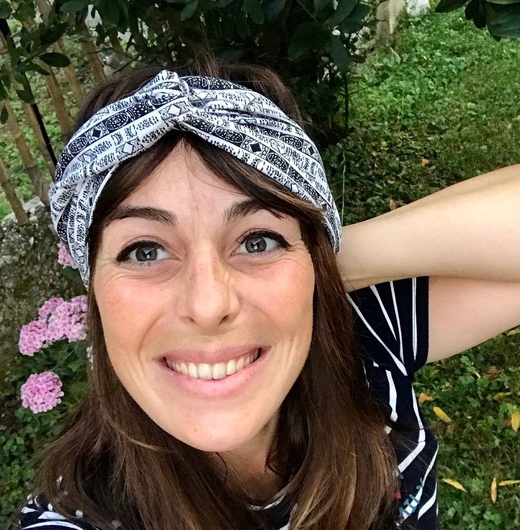 Headband femme Domino