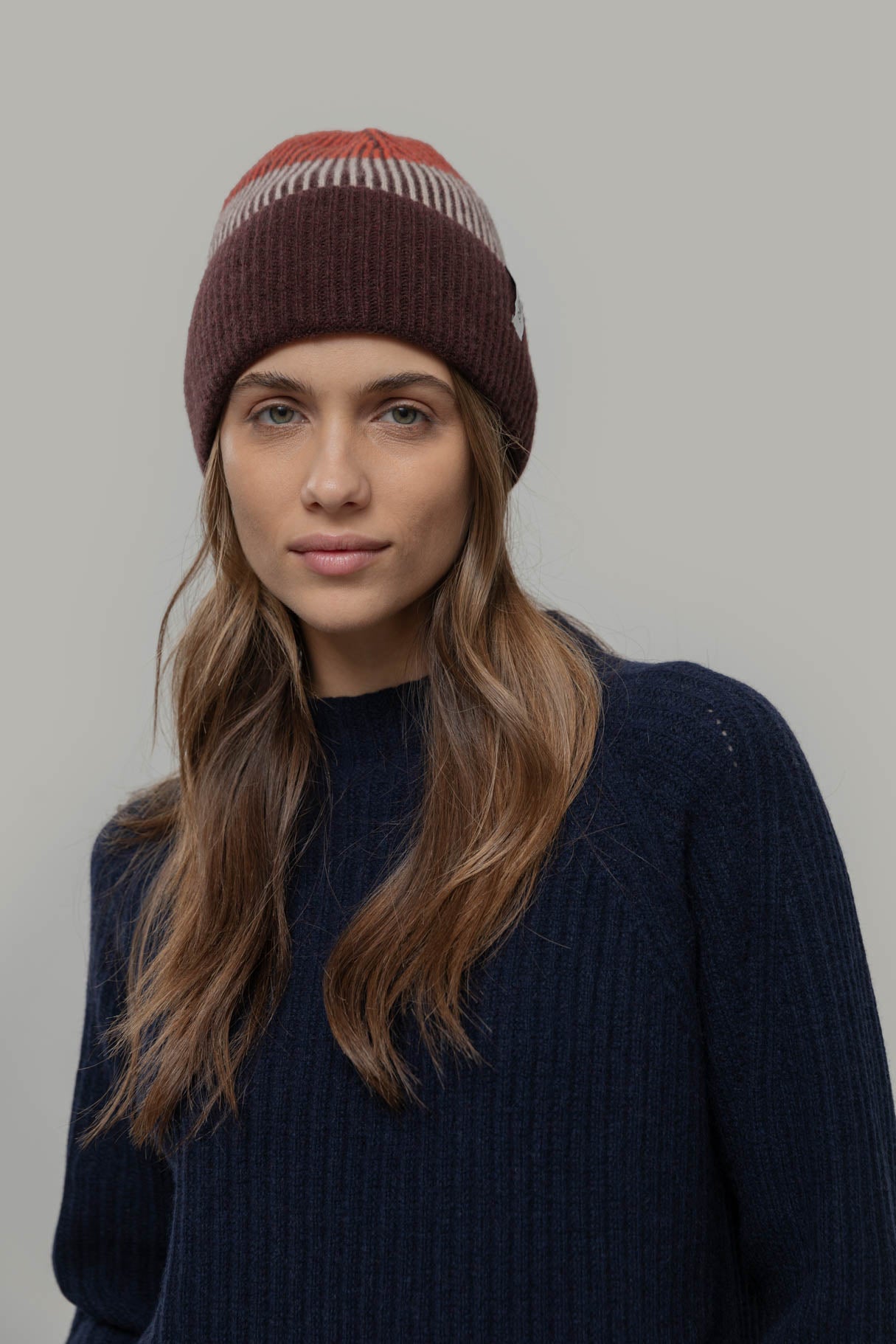 Cashmere beanie Vanda Orange