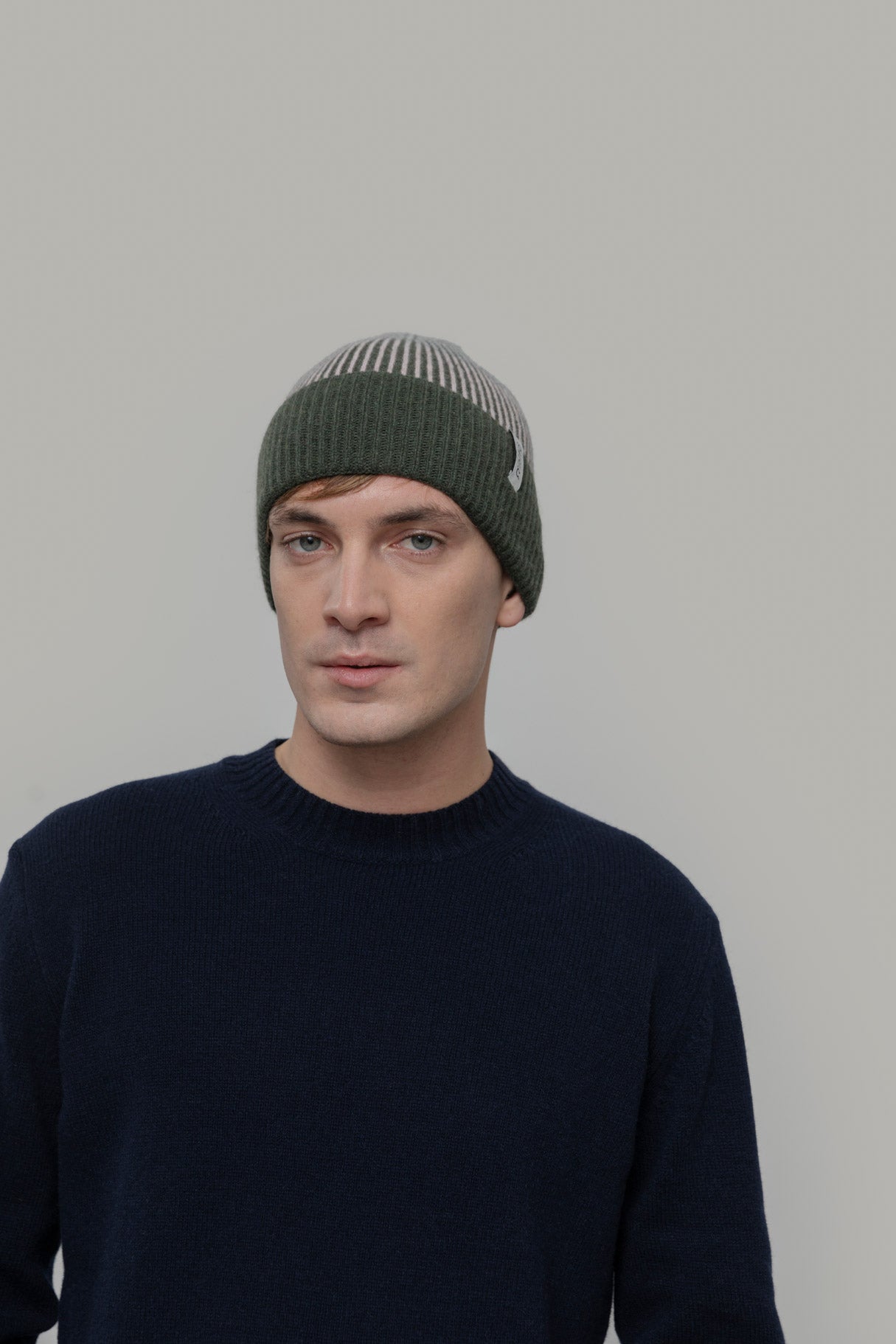 Kaschmirmütze Marcello Blassrosa