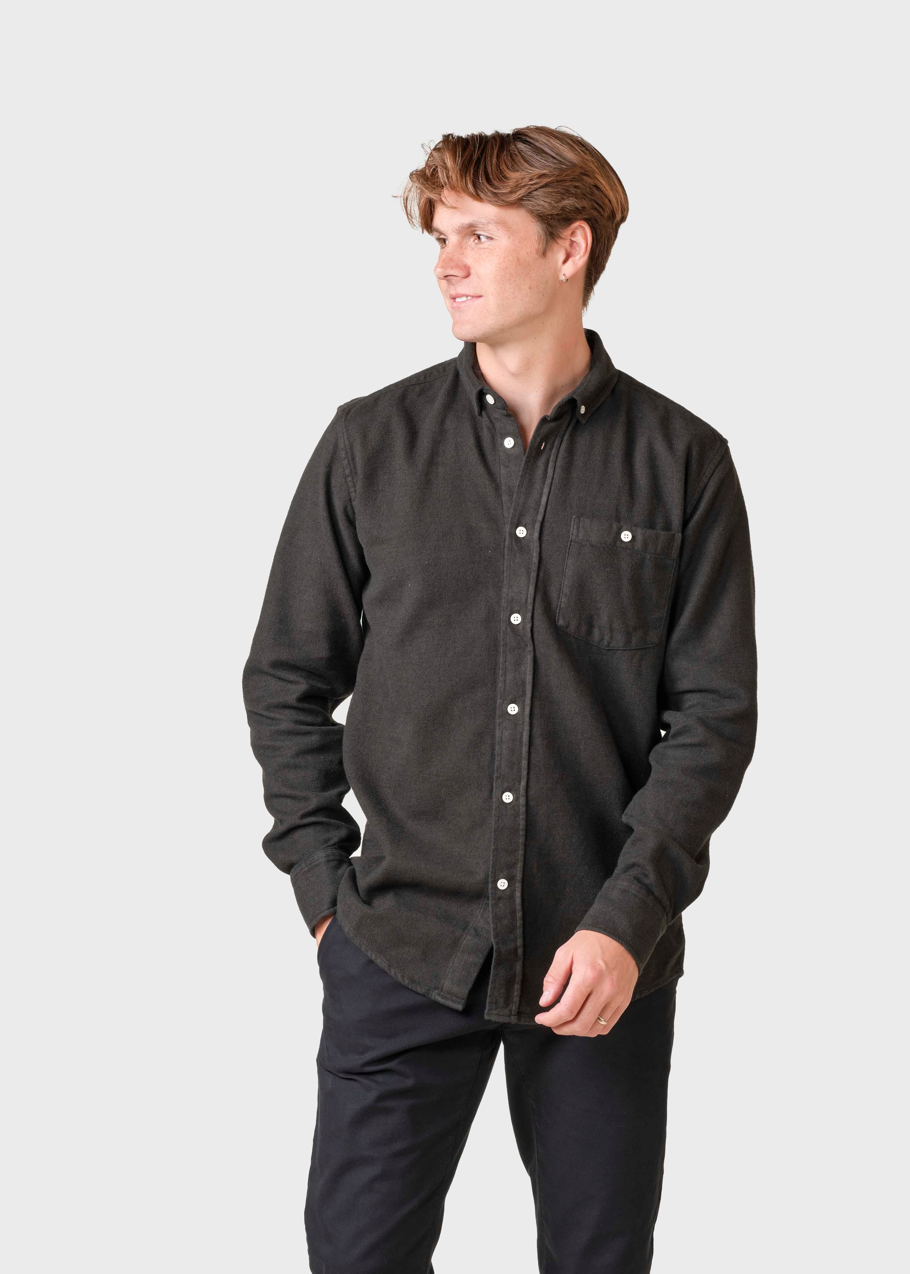 Chemise Benjamin Olive Overdye
