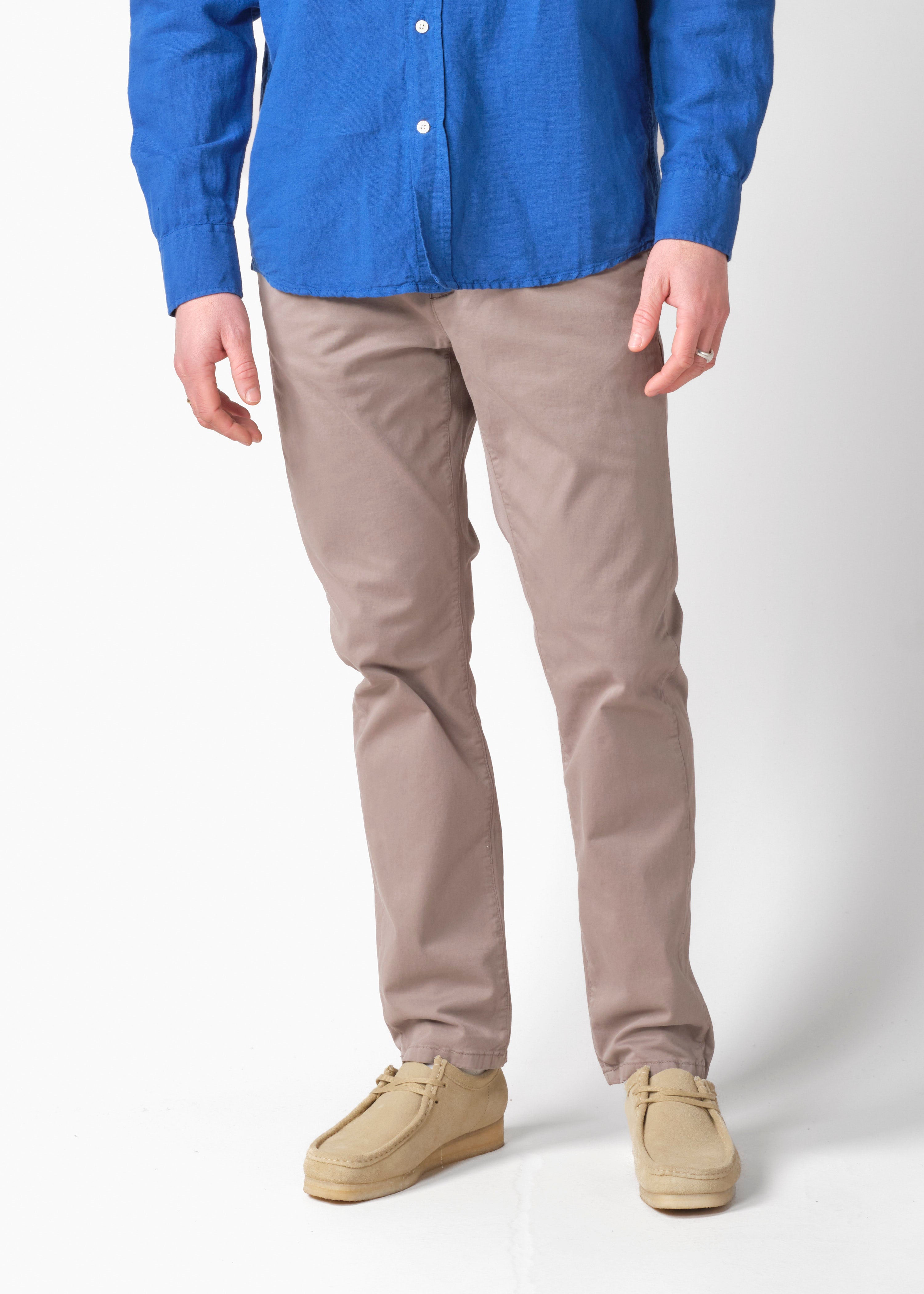 Chino en coton bio Allan Greige