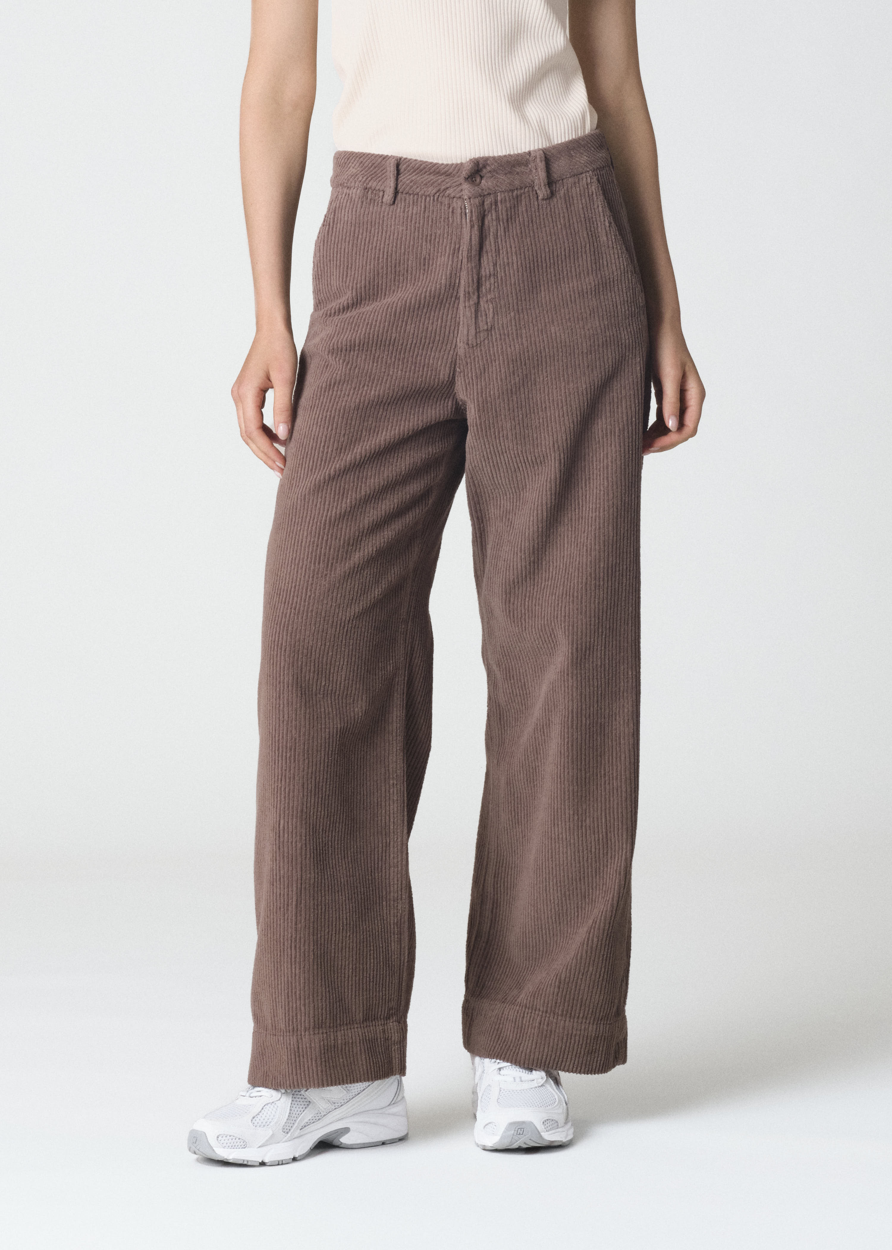 Cordhose Lydia Taupe