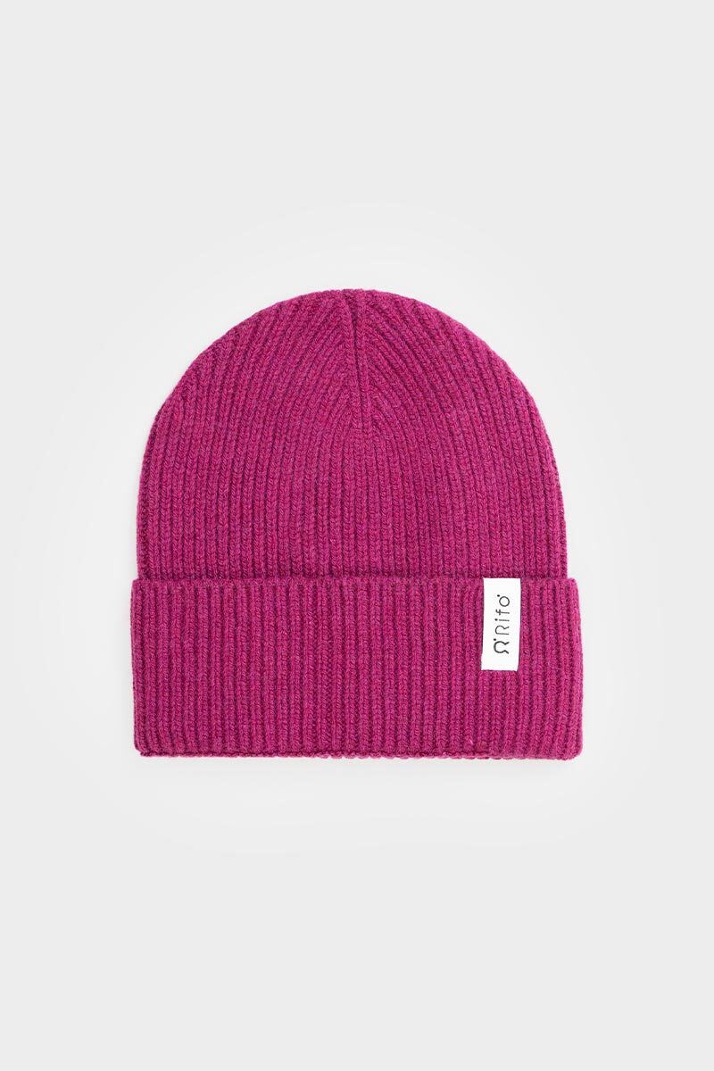 Kaschmirmütze Marcello Fuchsia