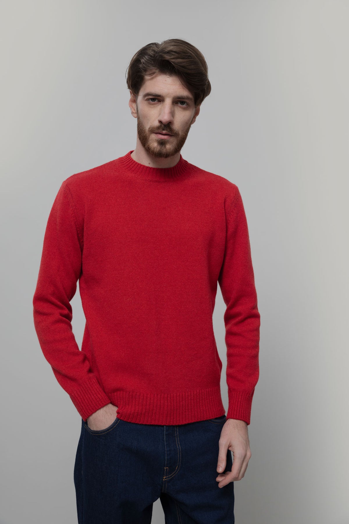 Wollpullover Ferruccio Rot