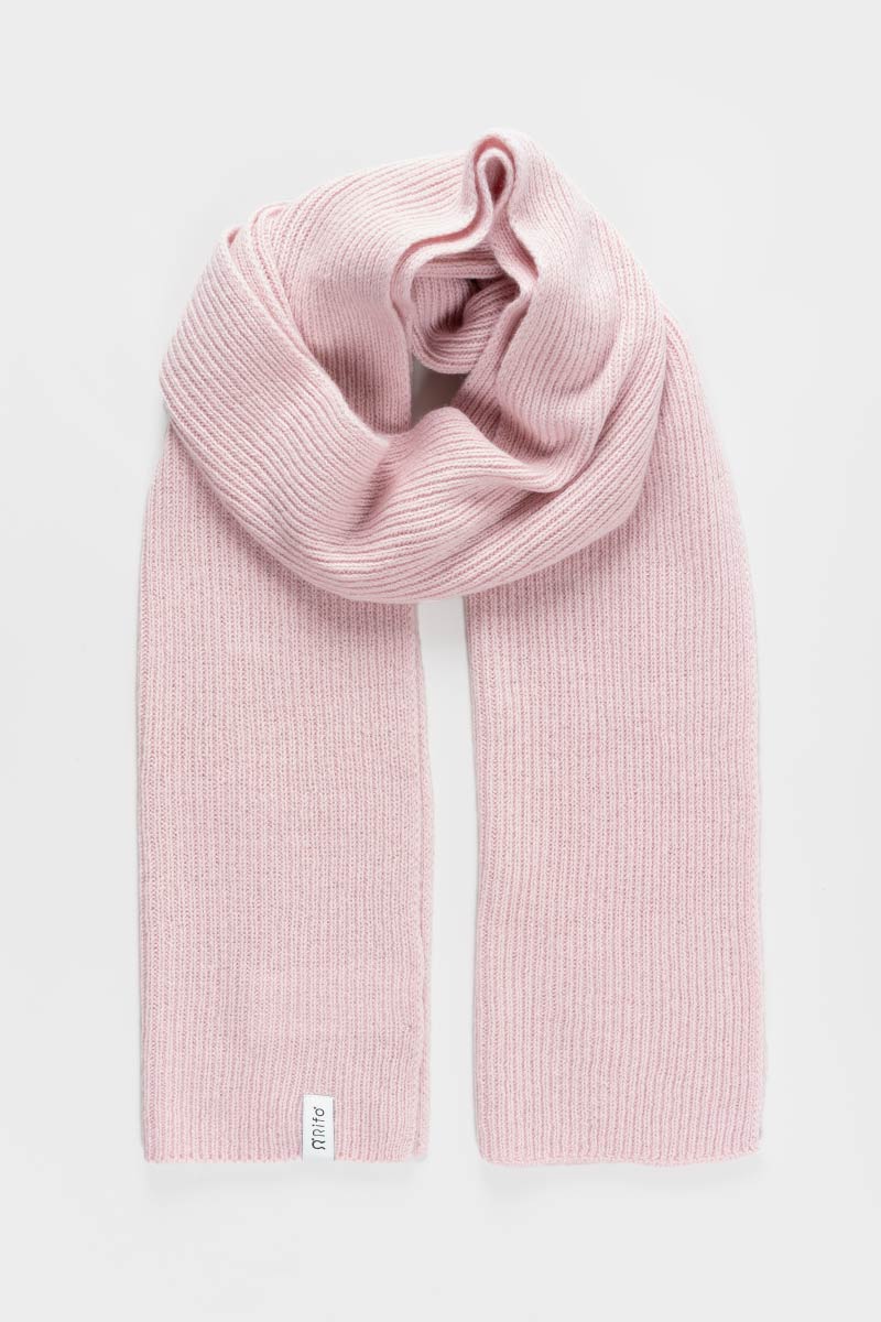 Unisex cashmere scarf Federico Light Pink