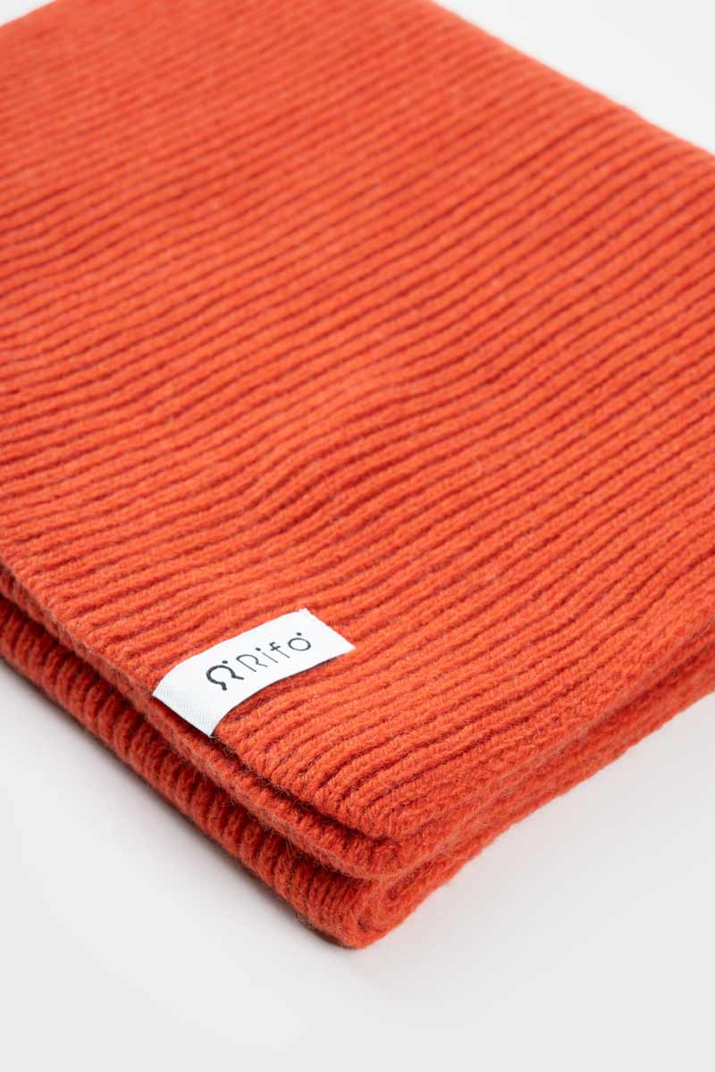 Unisex cashmere scarf Federico Orange Siena
