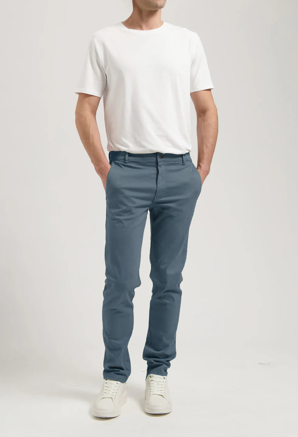 Chino Scott Mid Tapered - Slate Blue