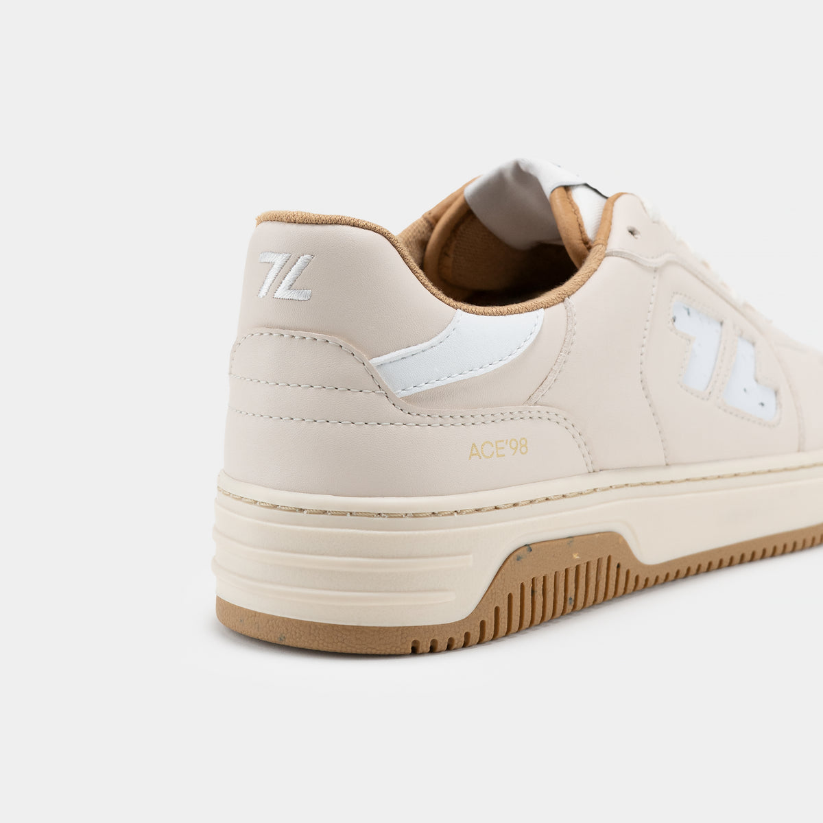 Vegane Sneakers Ace White-Camel