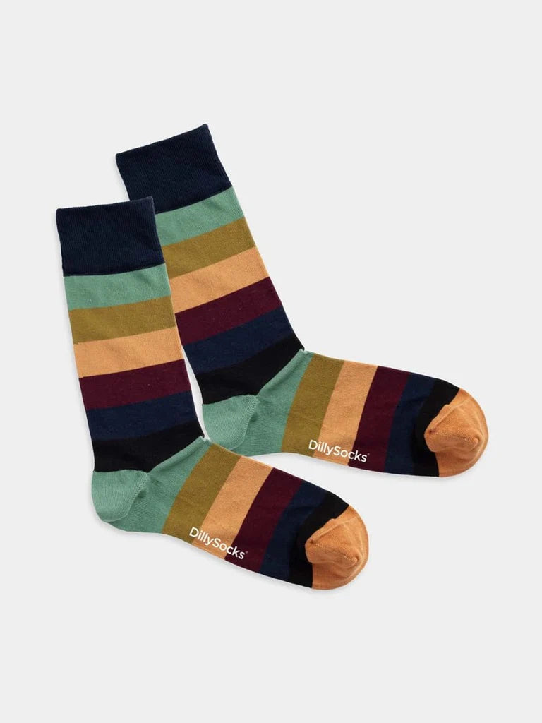 Fall Sky Lining Socken