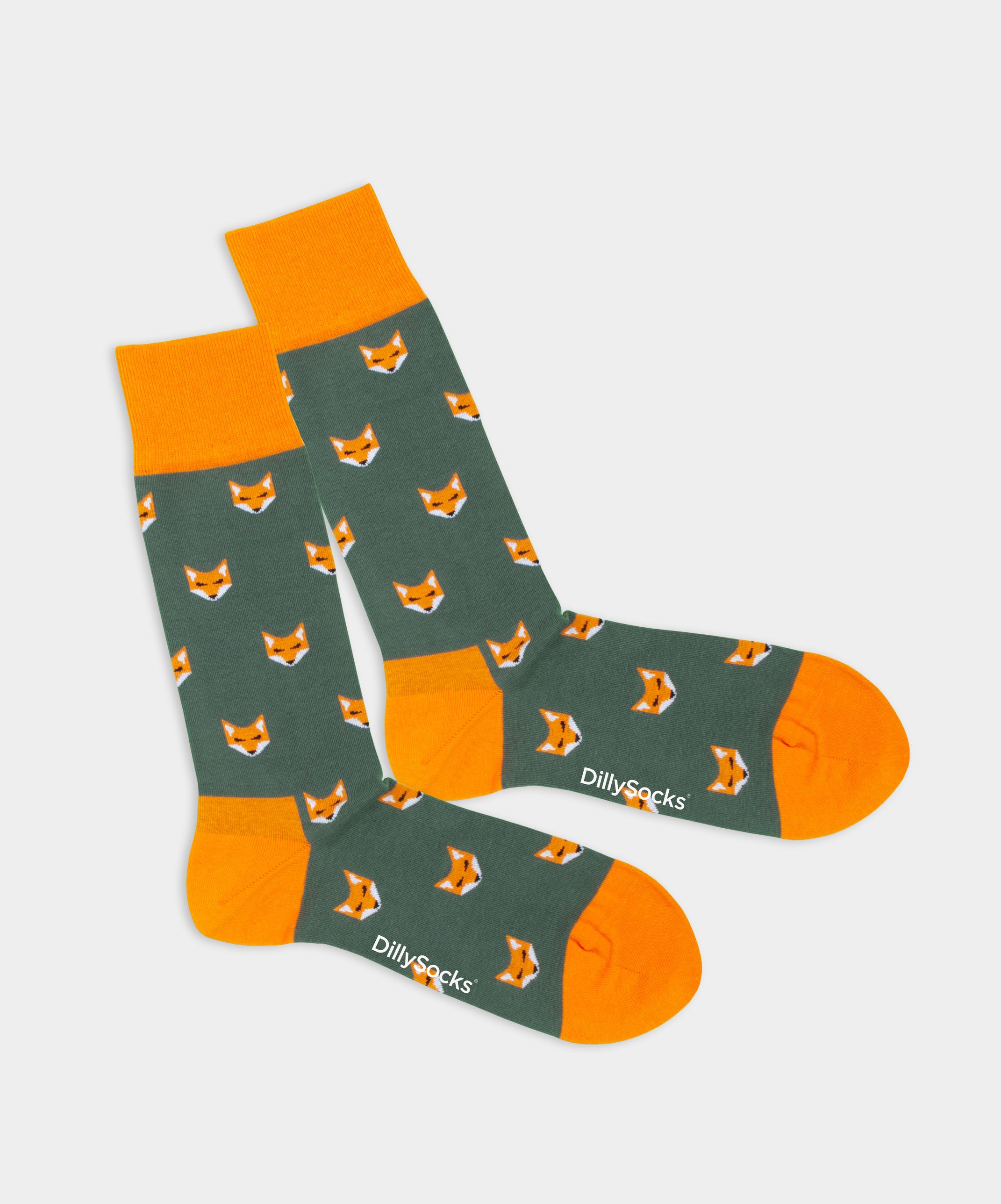 Colourful organic cotton socks - Fossiled Fox