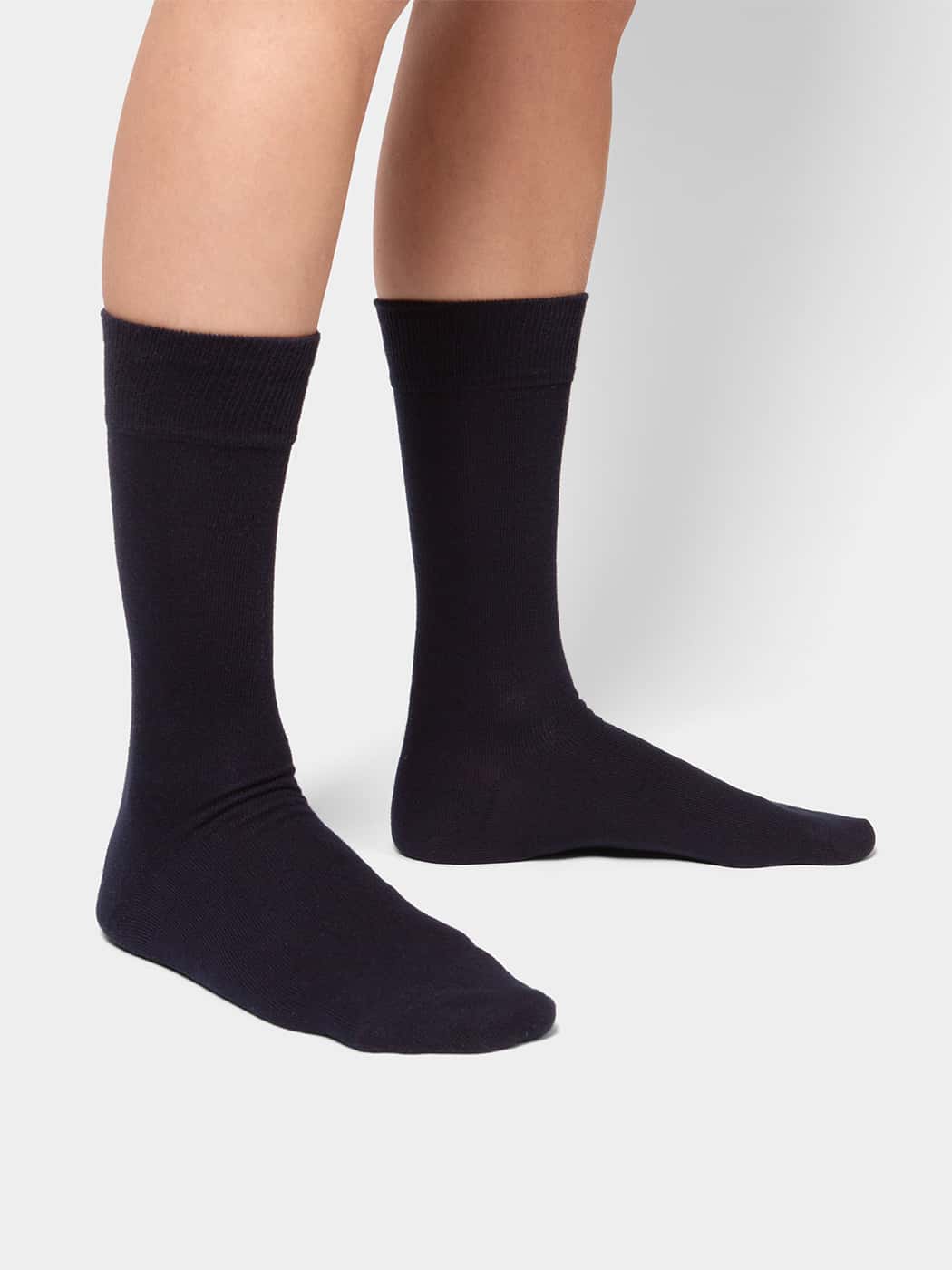 Pack of 3 pairs of plain marine socks