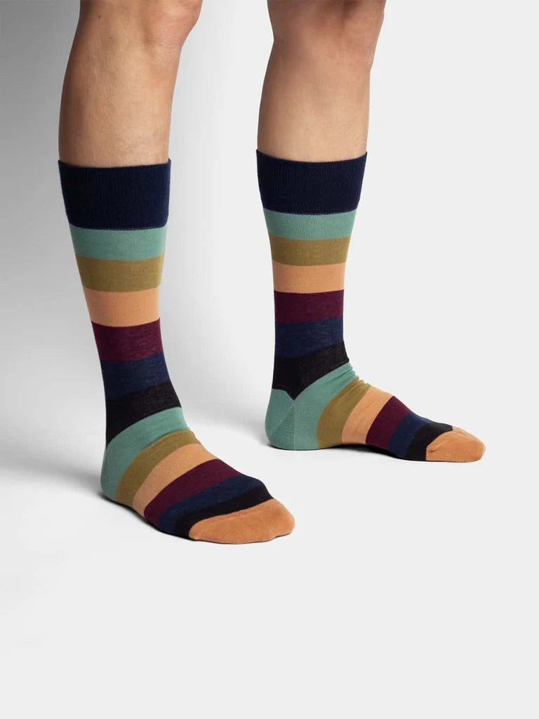Fall Sky Lining Socken