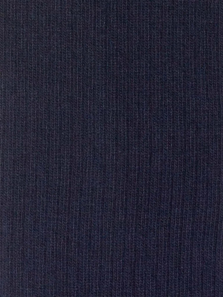 Chaussettes coton côtelé Marine