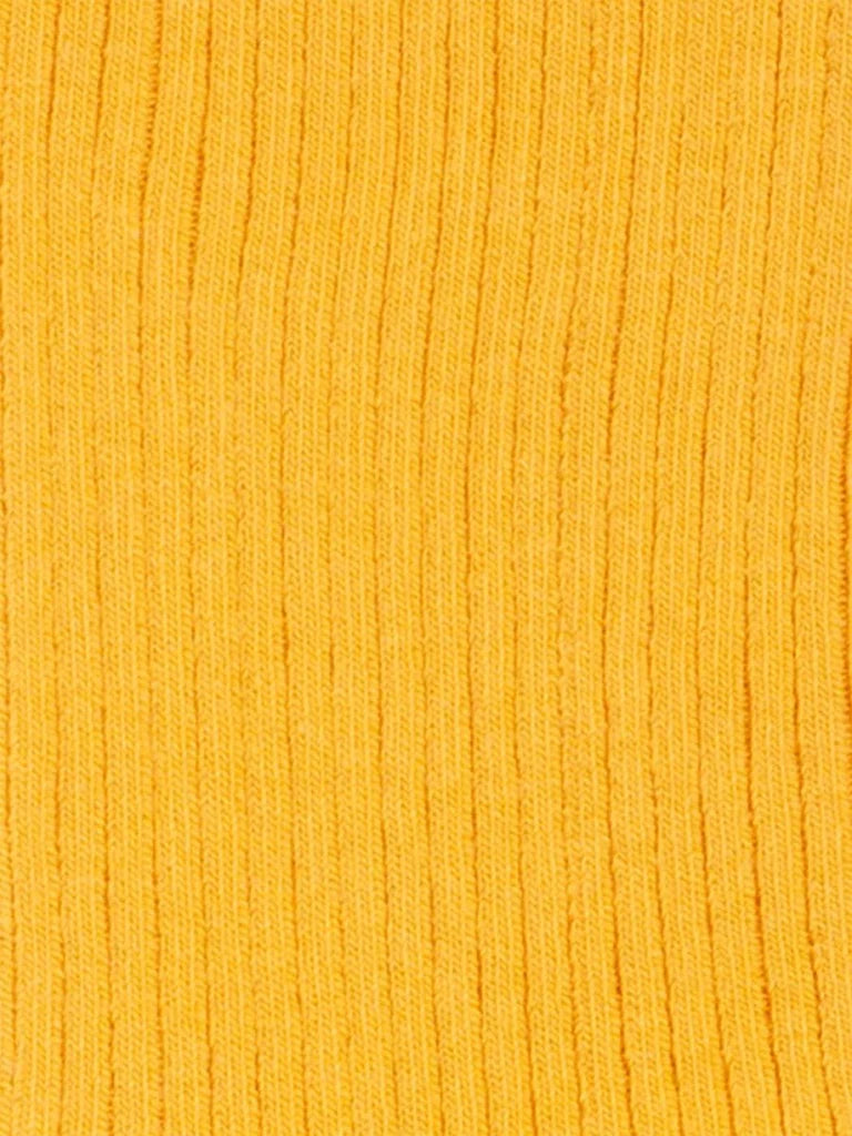 Ribbed Sunny Yellow Socks